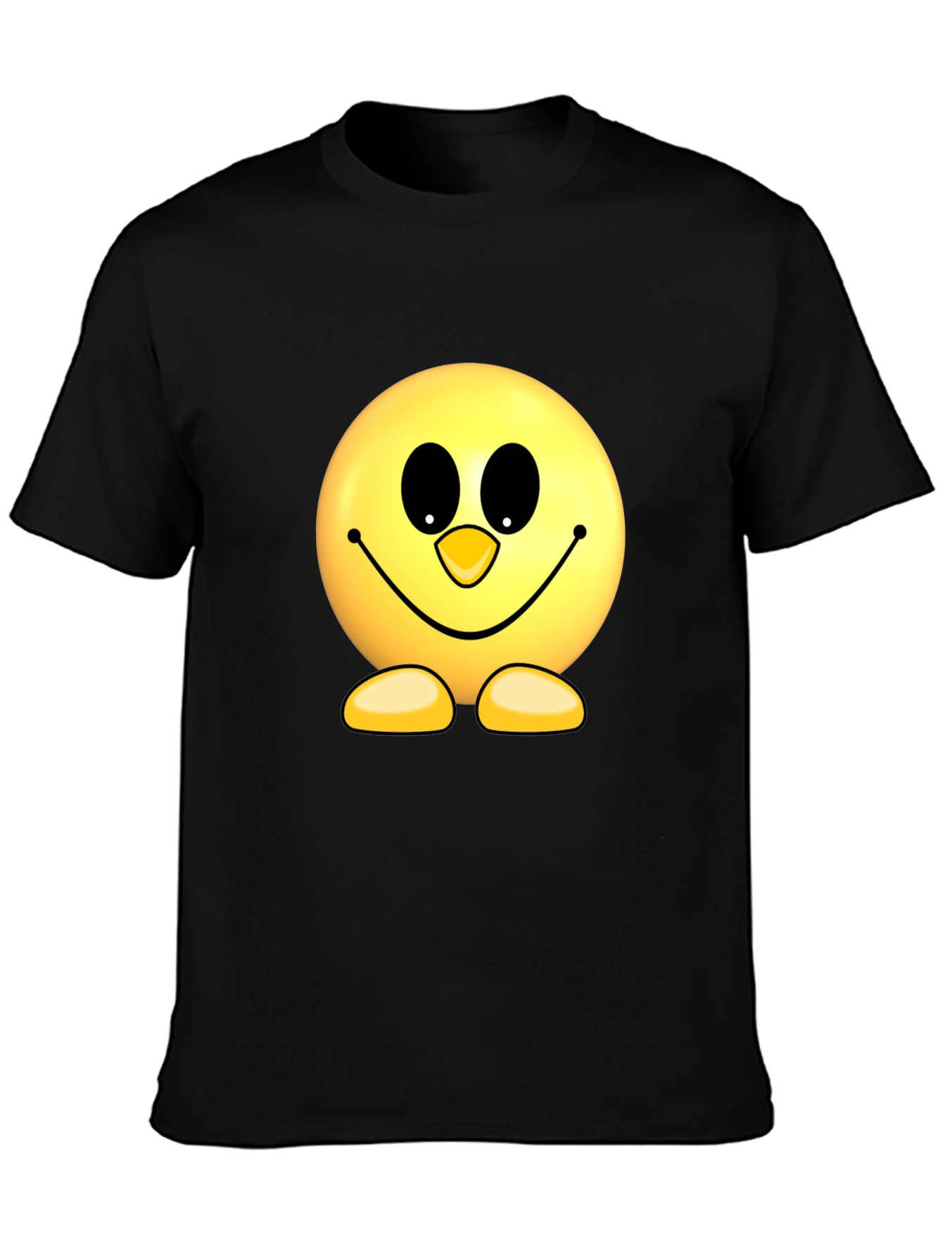 Happy Chick Emoji Graphic Tee