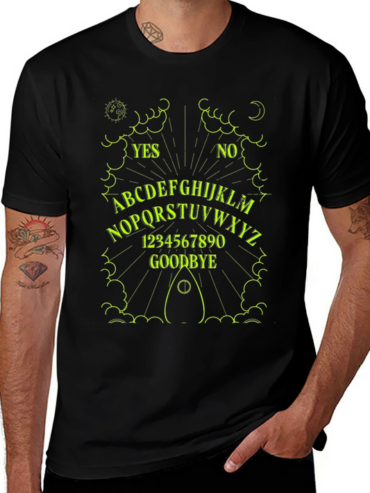 Mystic Ouija Board Graphic Tee - Black