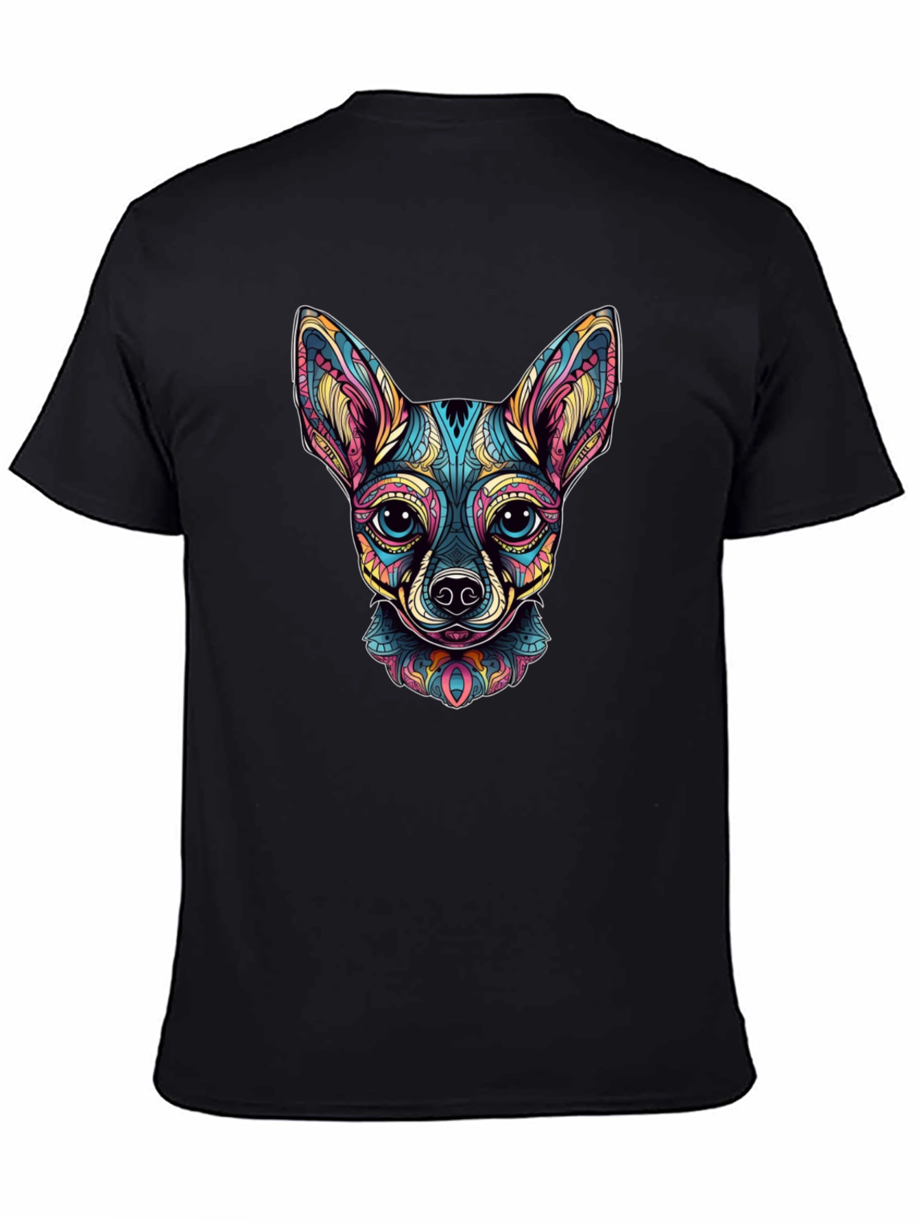 Cool Chihuahua Art Graphic Print T-Shirt