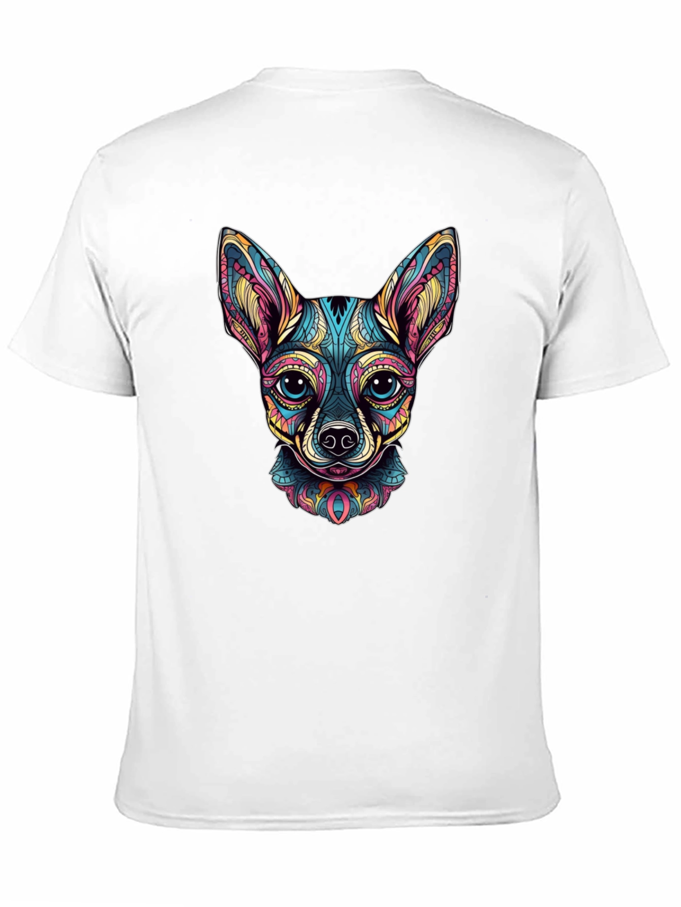 Cool Chihuahua Art Graphic Print T-Shirt