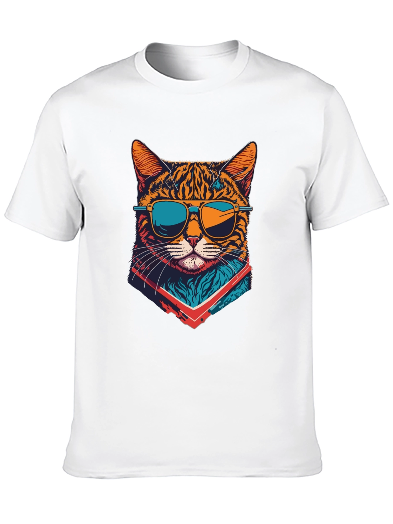 Cool Cat Graphic Tee - Black T-Shirt