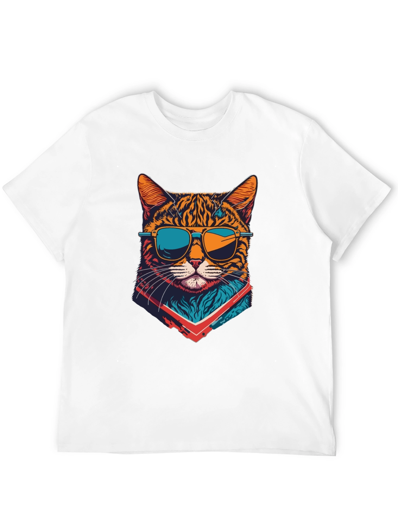 Cool Cat Graphic Tee - Black T-Shirt