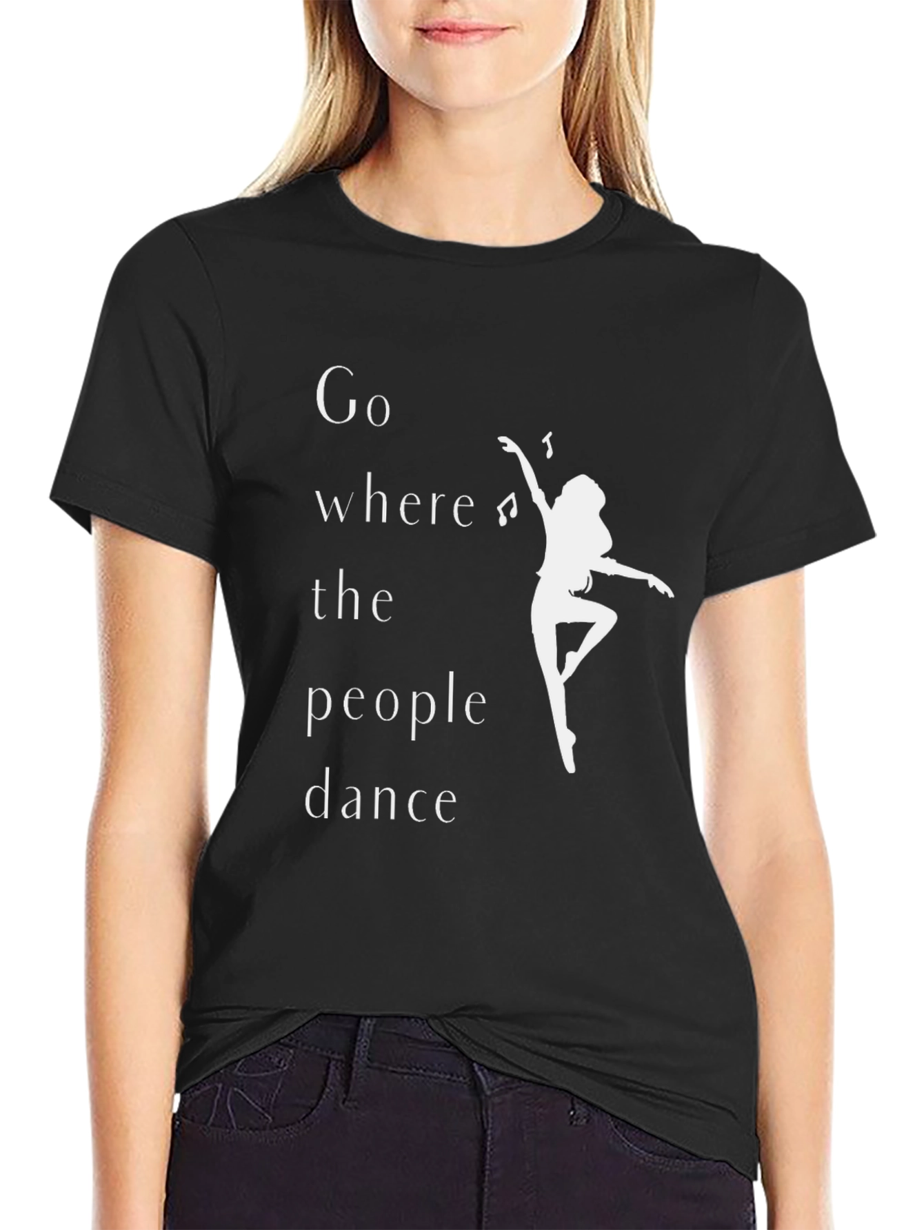 Dance Inspired Graphic Tee - Where the People Dance
