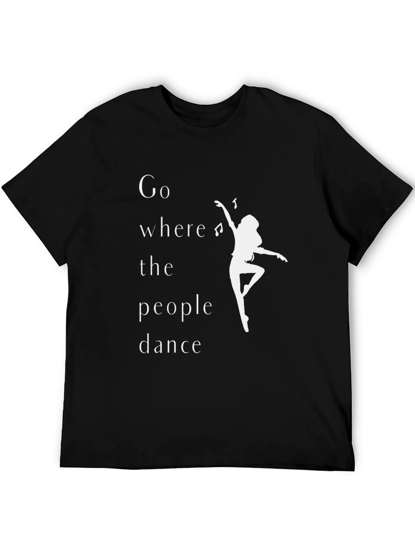 Dance Inspired Graphic Tee - Where the People Dance