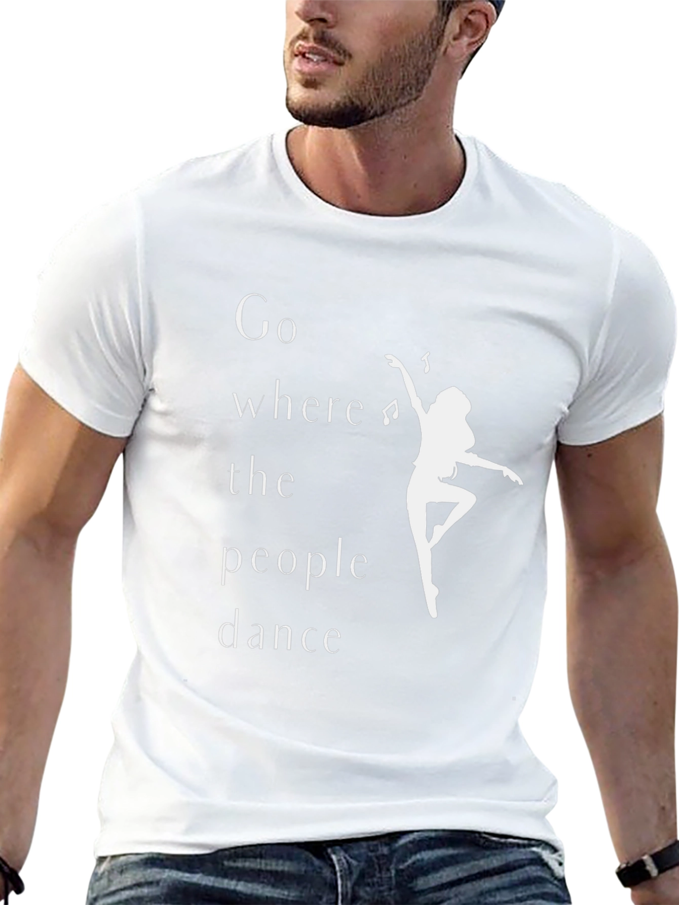 Dance Inspired Graphic Tee - Where the People Dance