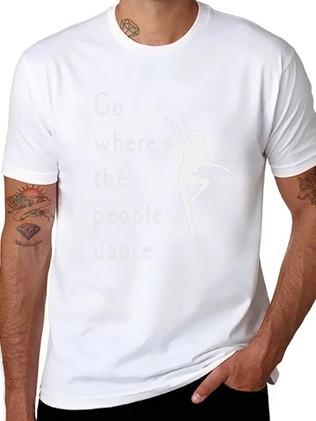 Dance Inspired Graphic Tee - Where the People Dance