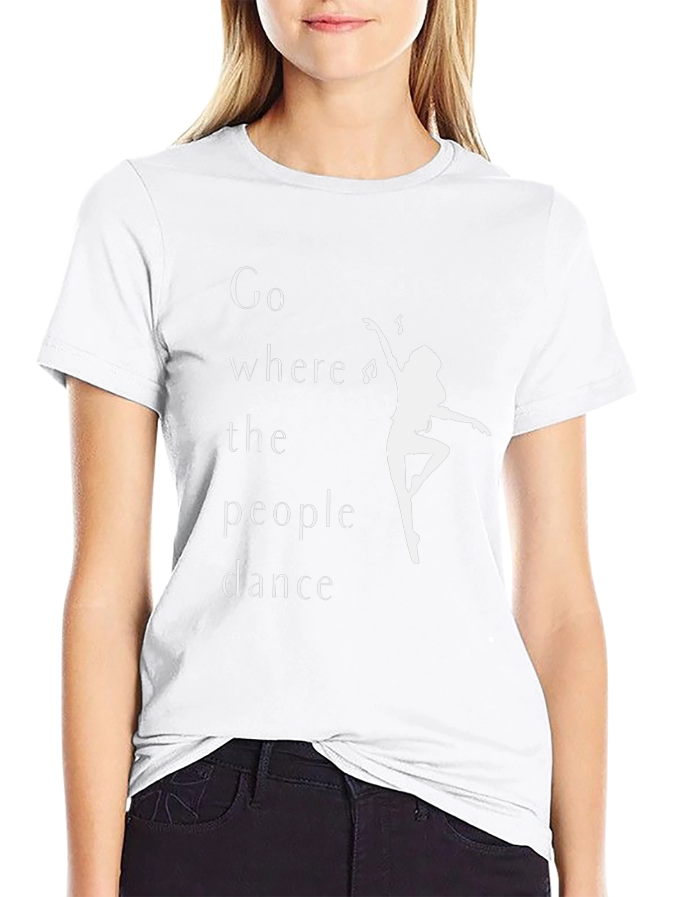 Dance Inspired Graphic Tee - Where the People Dance