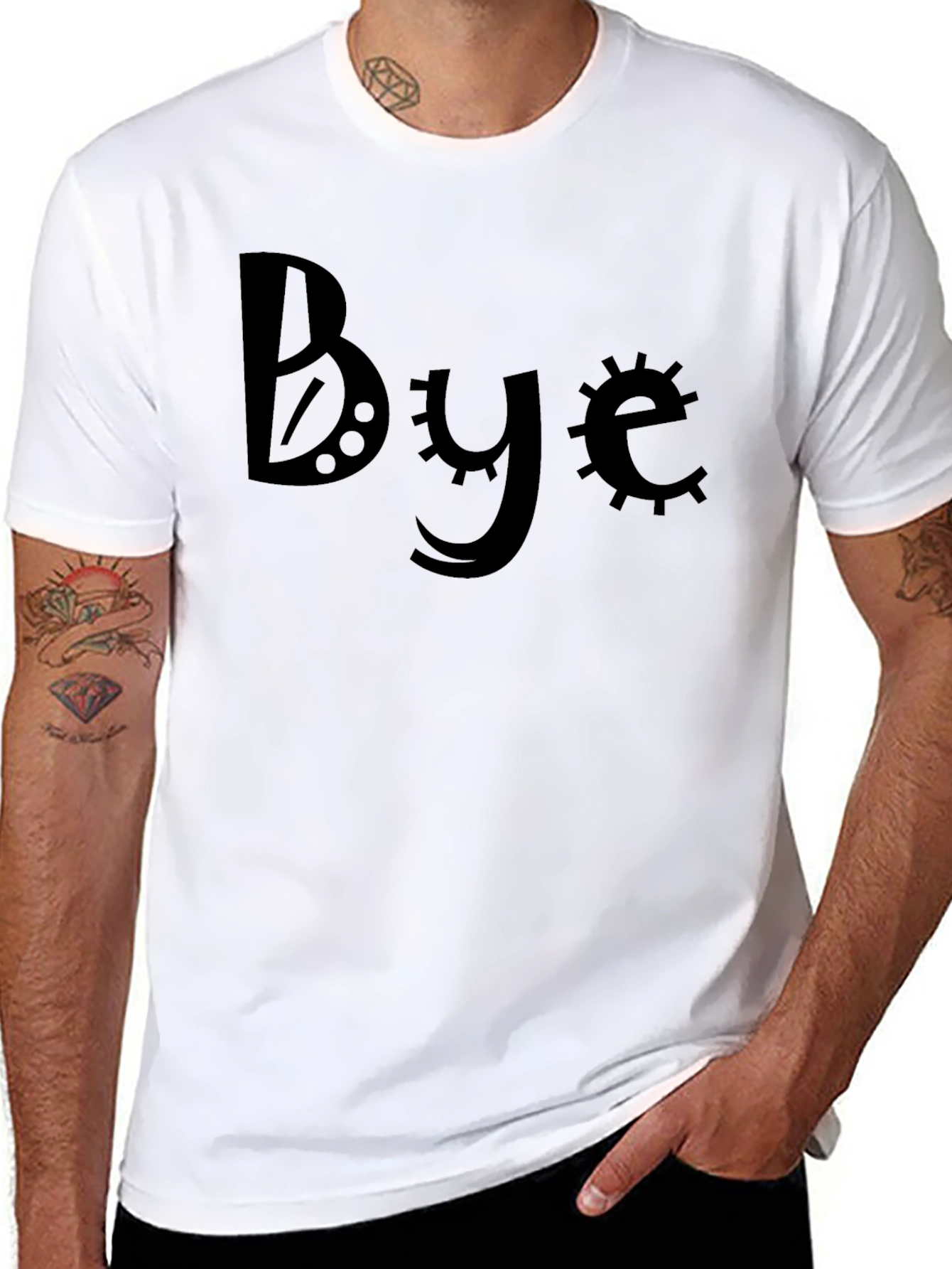 Bye Graphic Tee - Cool & Unique Design