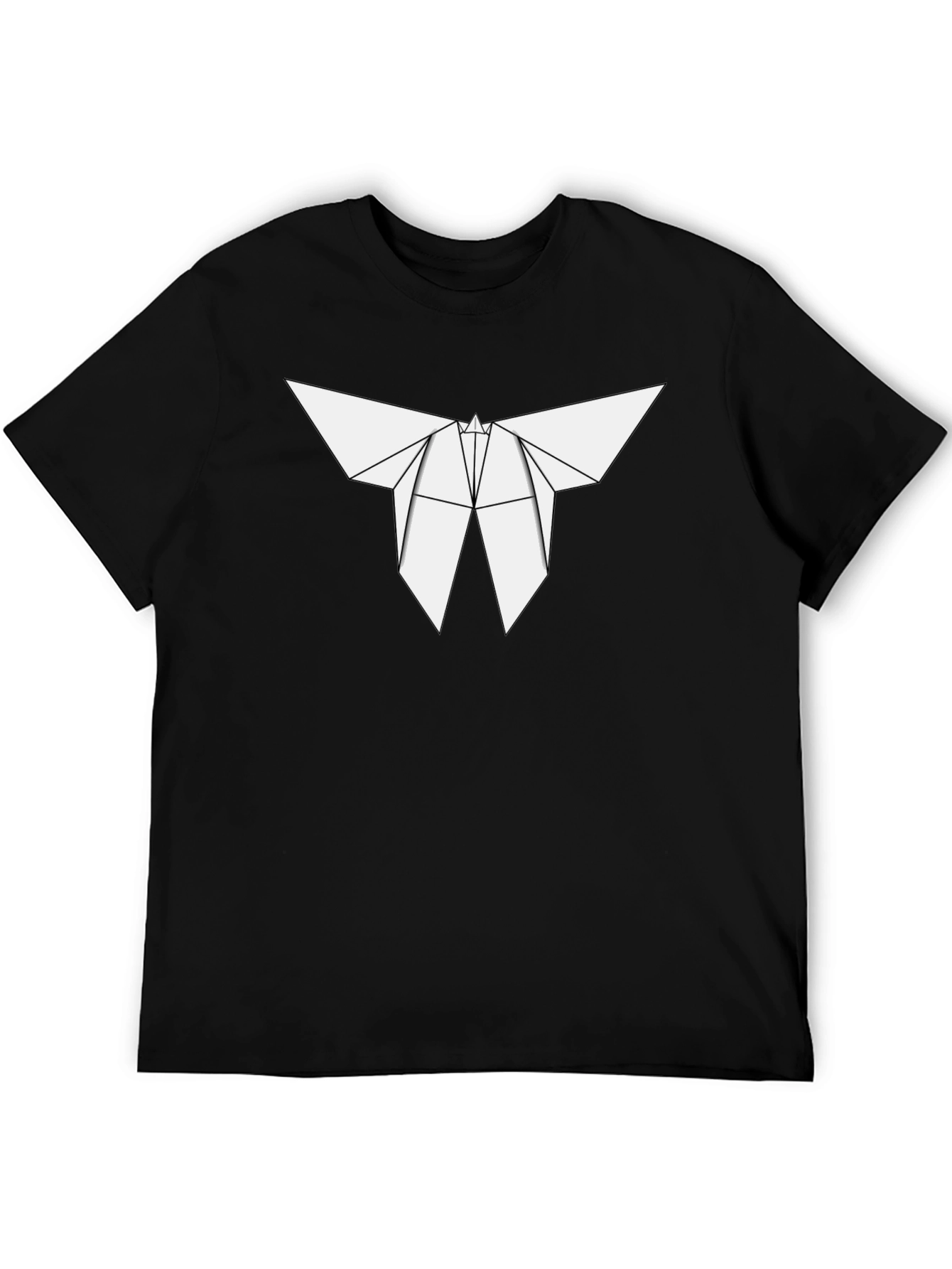 Origami Butterfly Graphic Tee - Modern Style
