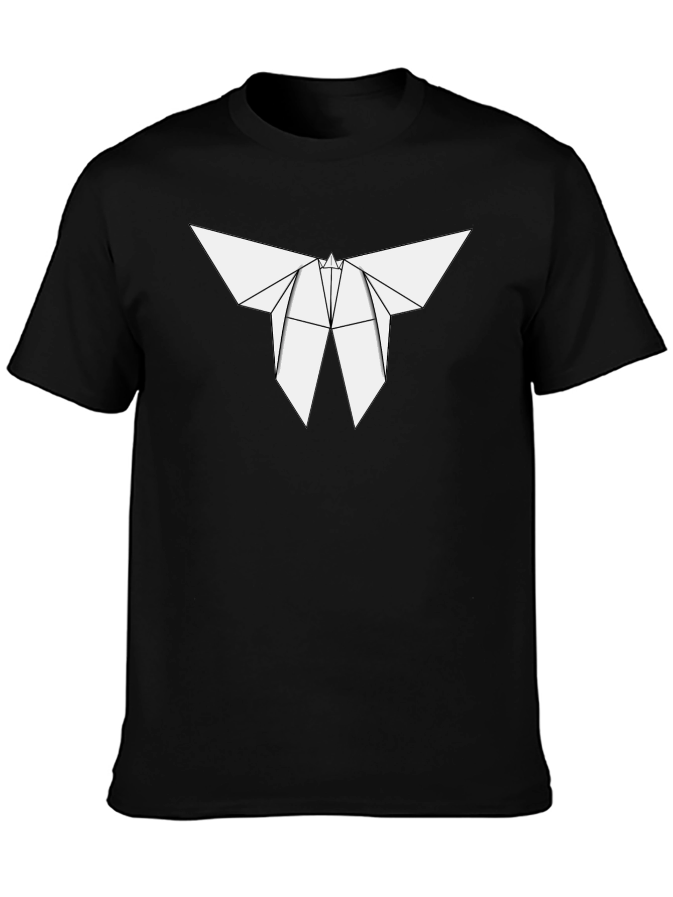 Origami Butterfly Graphic Tee - Modern Style