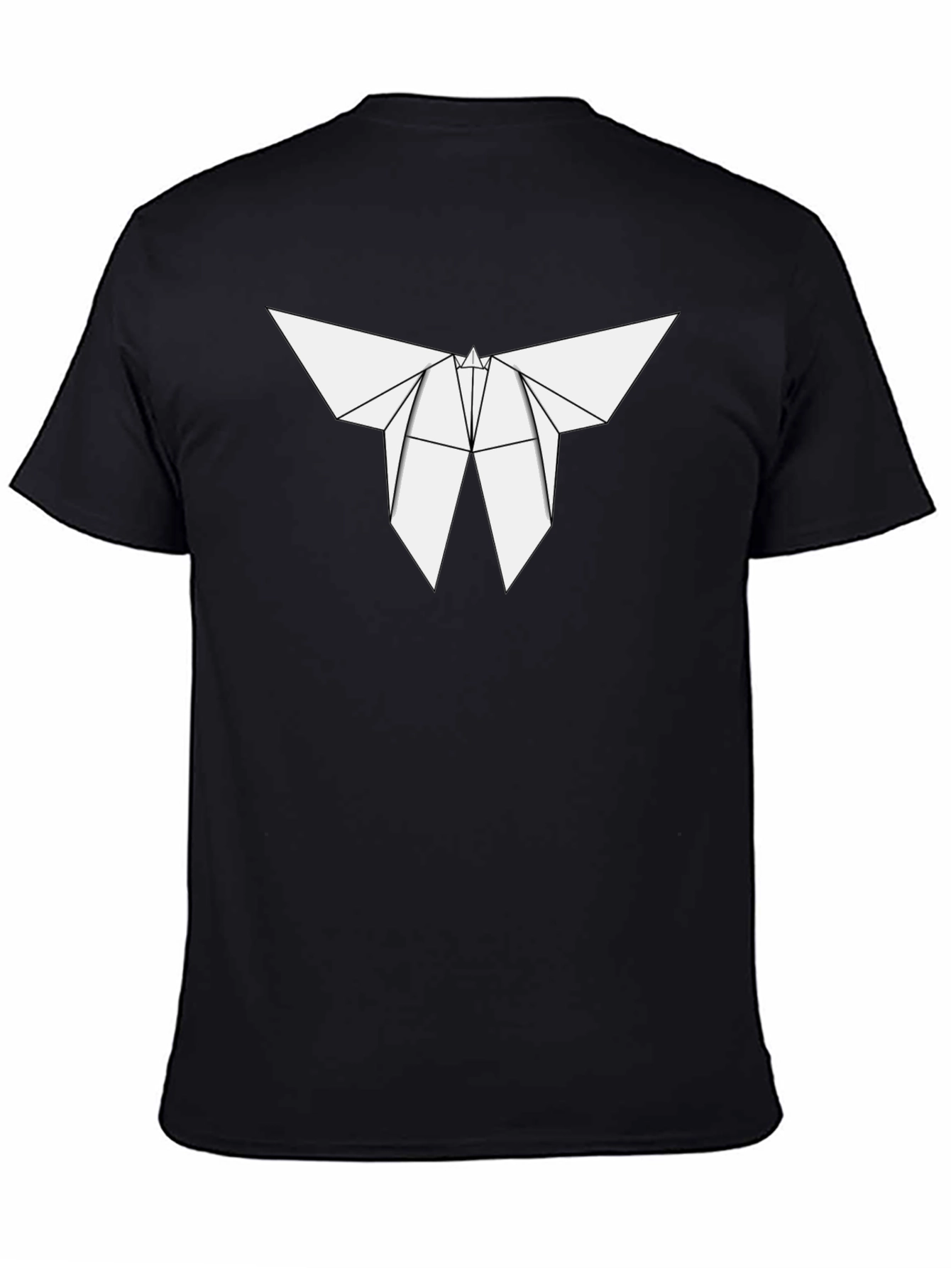 Origami Butterfly Graphic Tee - Modern Style