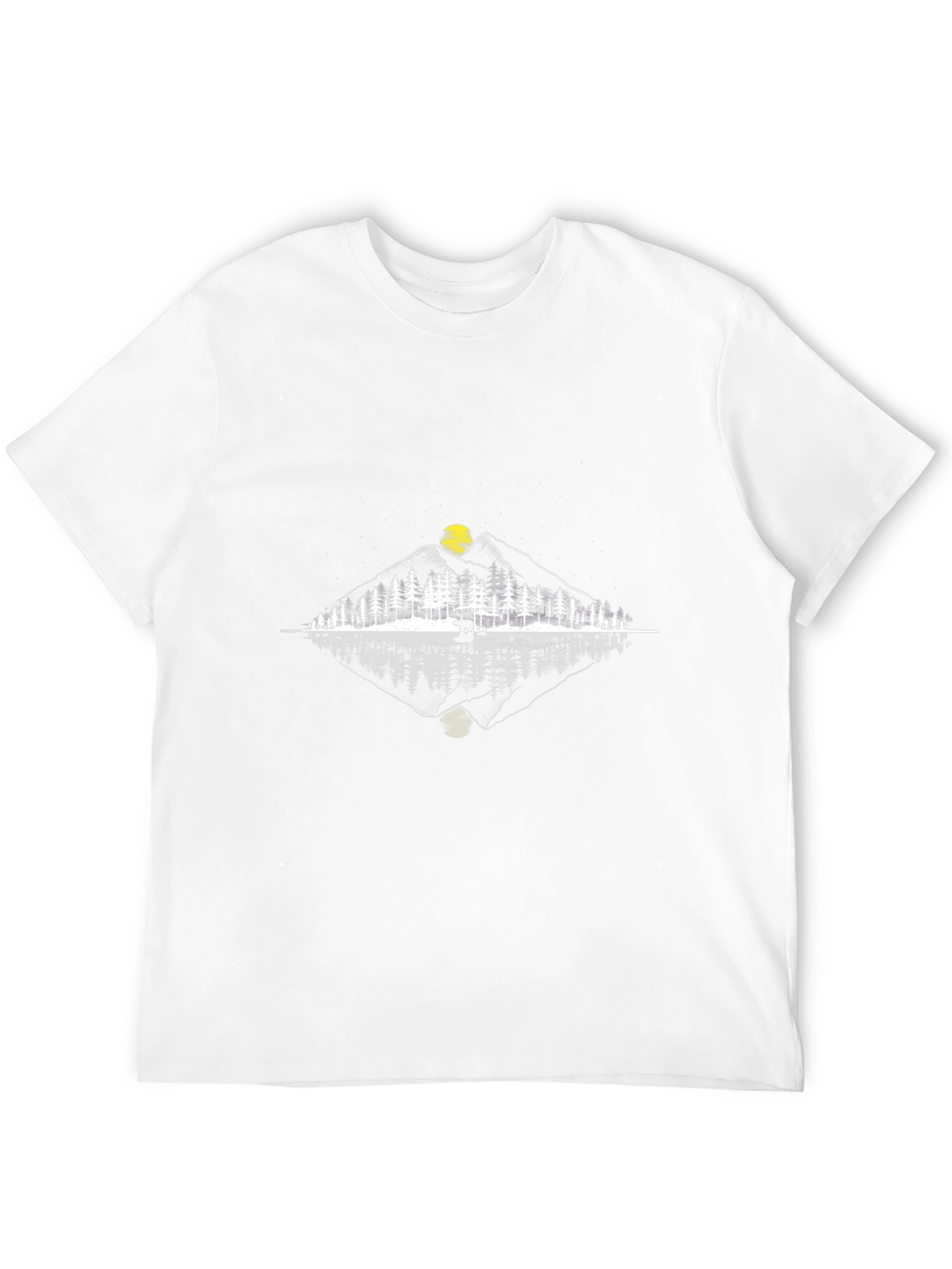 Nature Reflection Graphic Tee - Black
