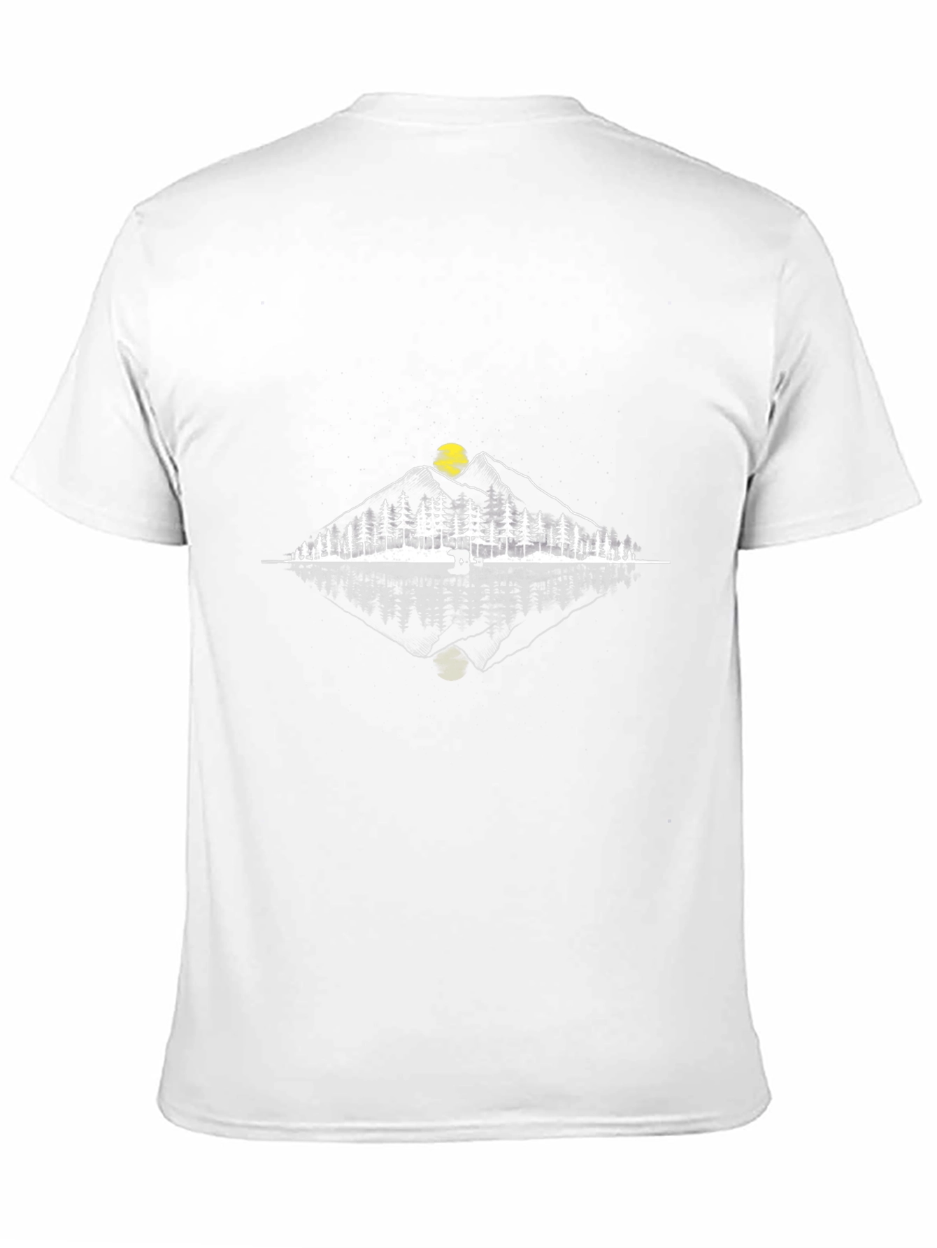 Nature Reflection Graphic Tee - Black