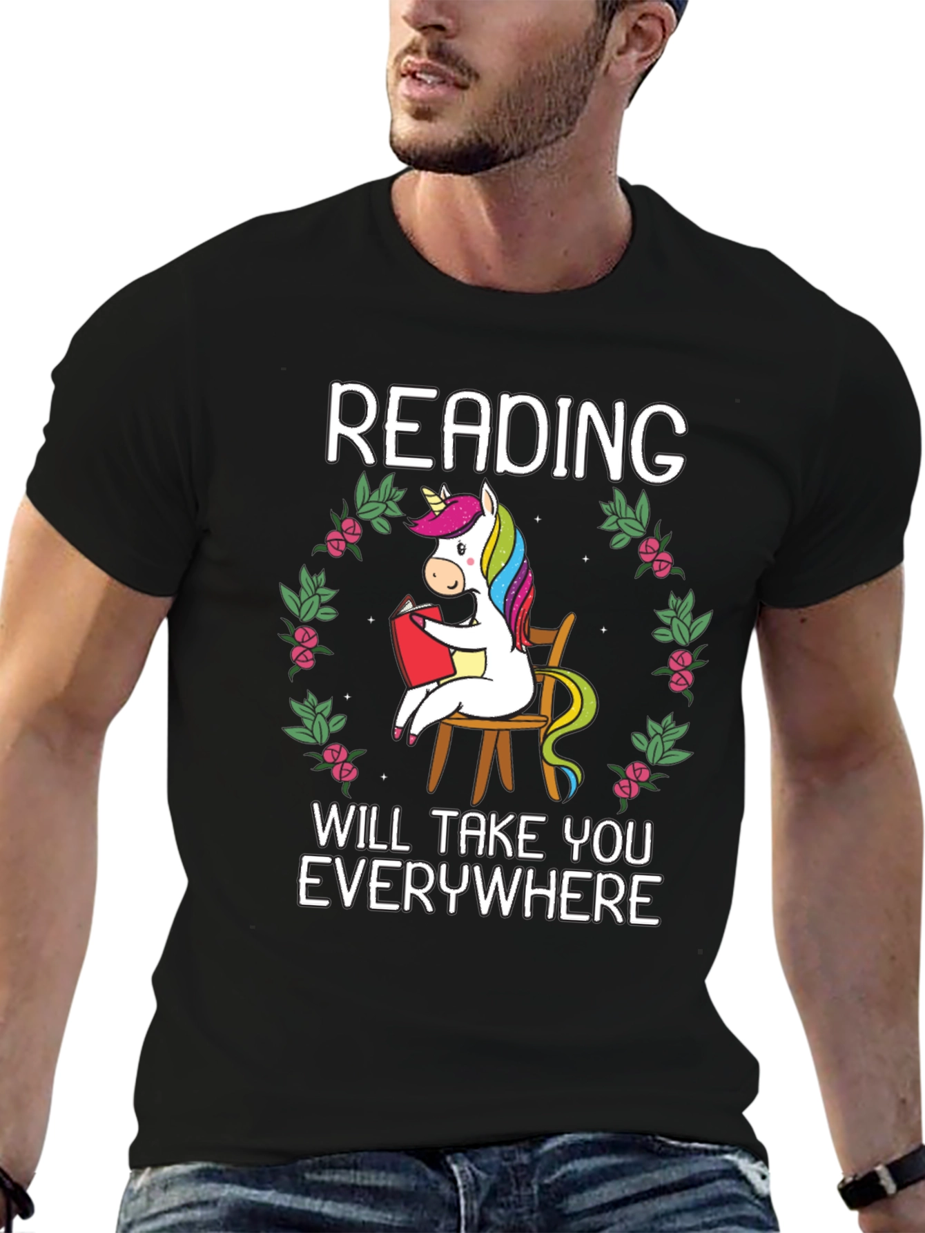 Reading Unicorn T-Shirt