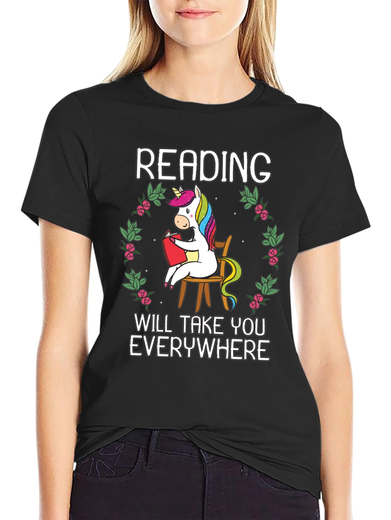 Reading Unicorn T-Shirt