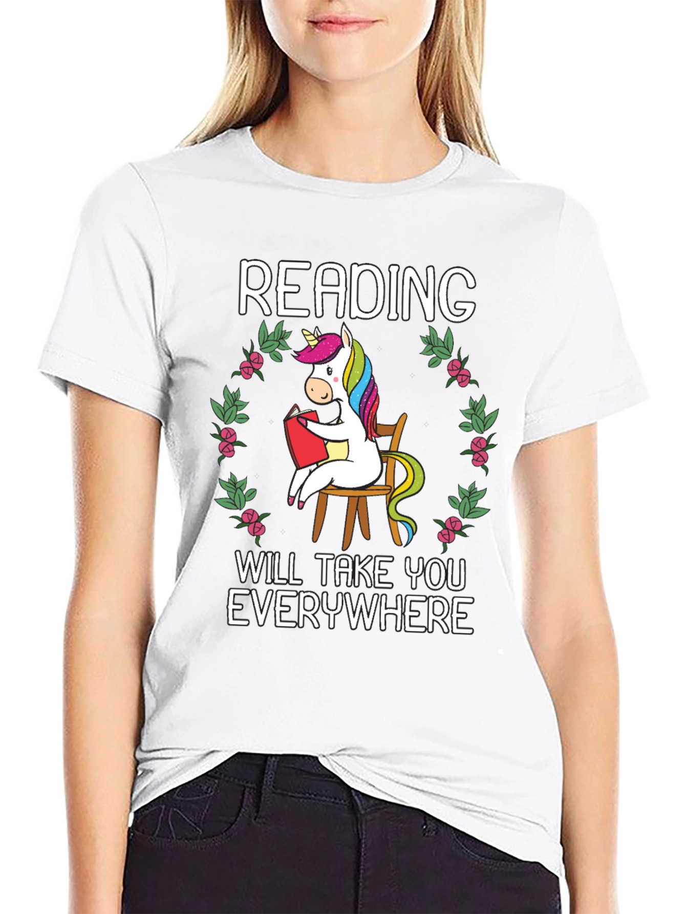Reading Unicorn T-Shirt