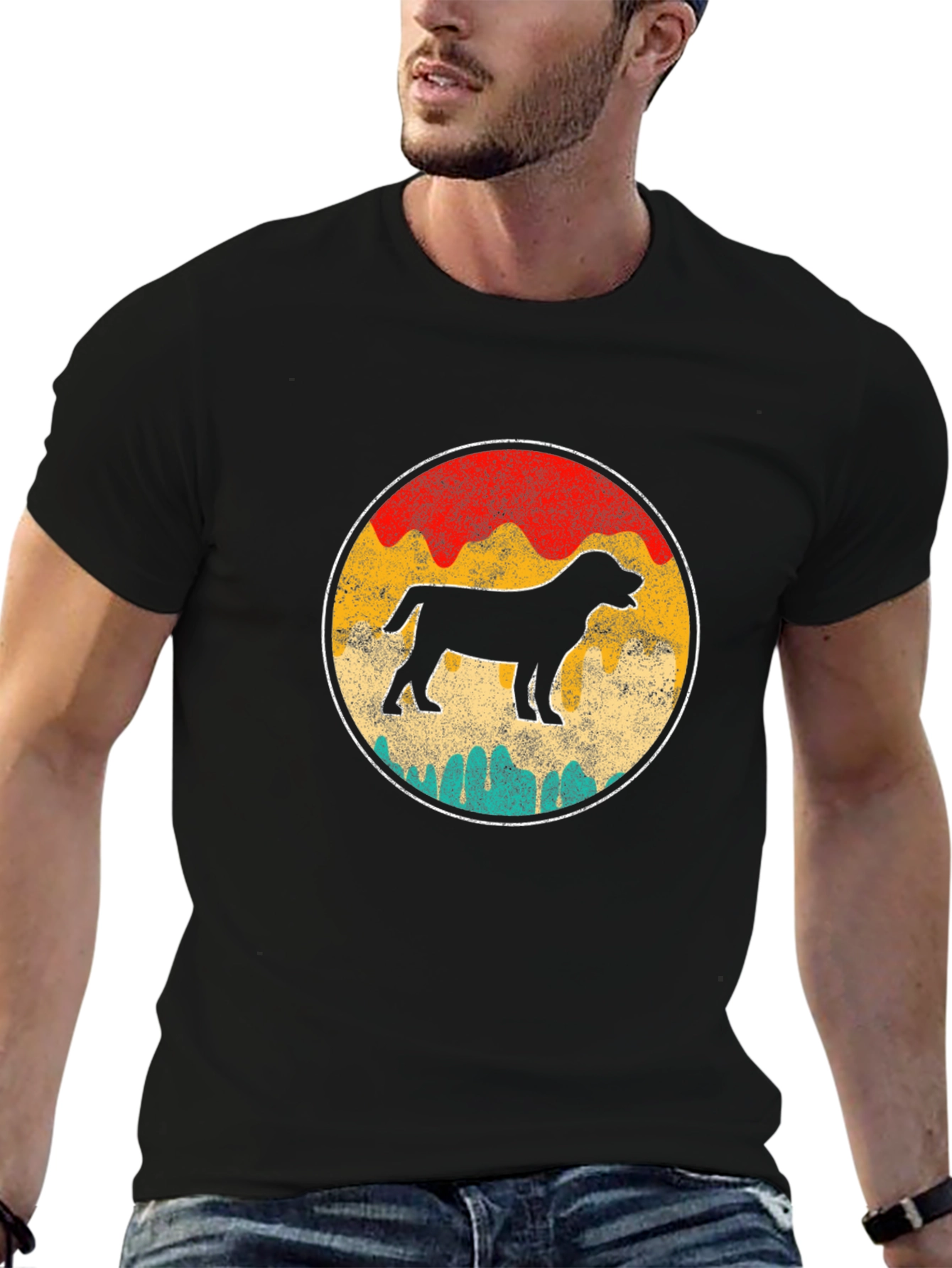 Retro Rottweiler Dog Lover T-Shirt