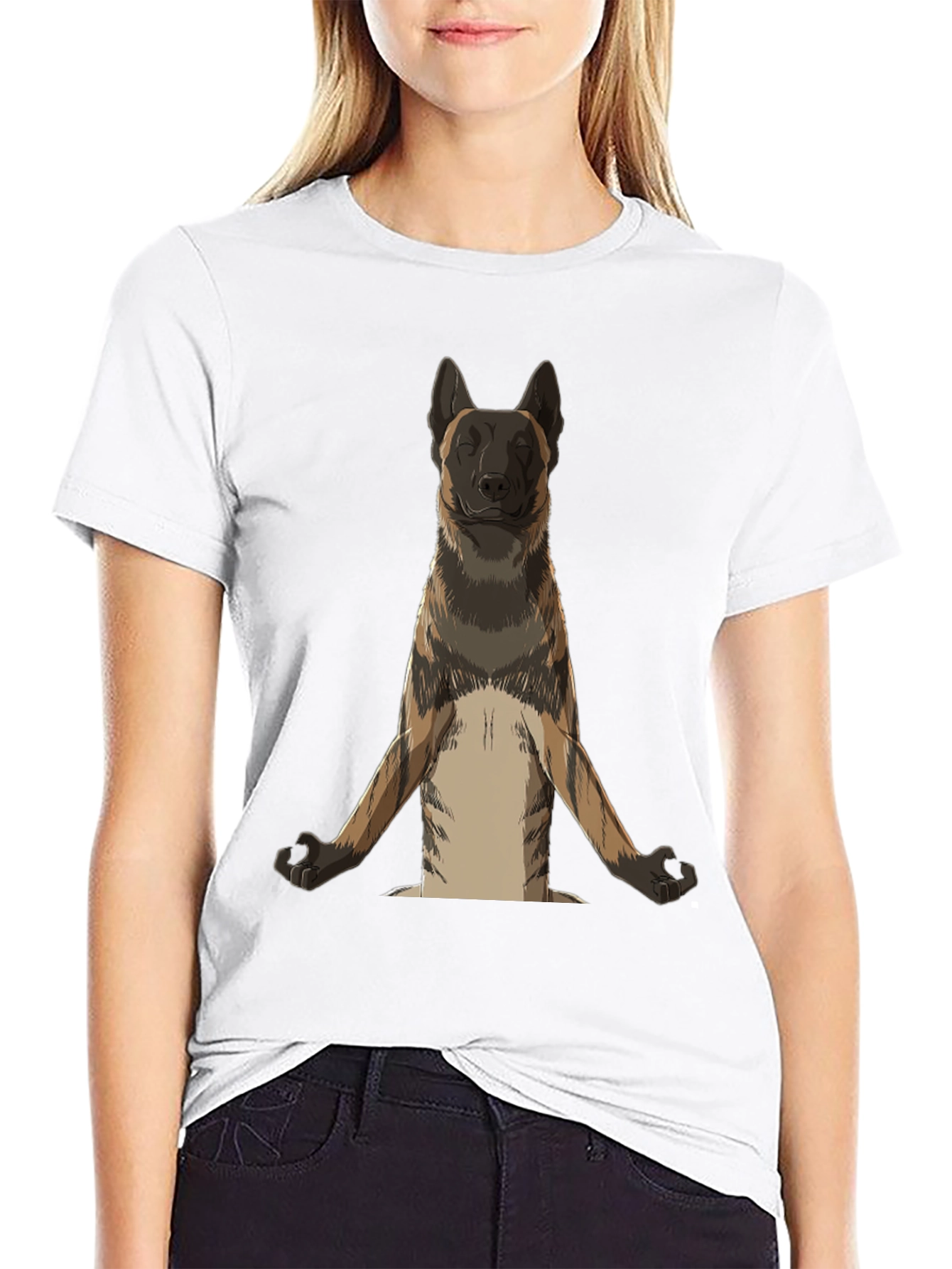 Yoga Dog Graphic Tee