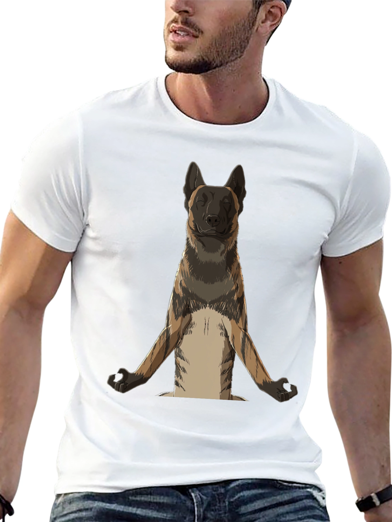 Yoga Dog Graphic Tee