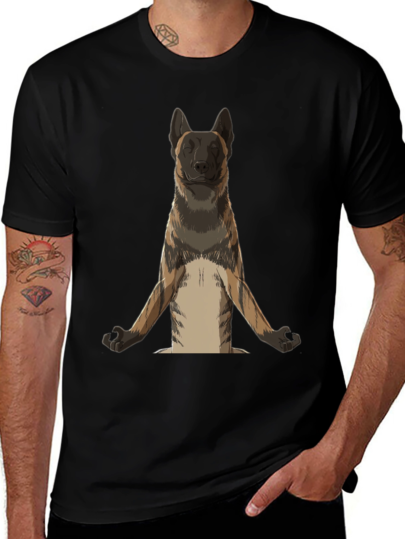 Yoga Dog Graphic Tee