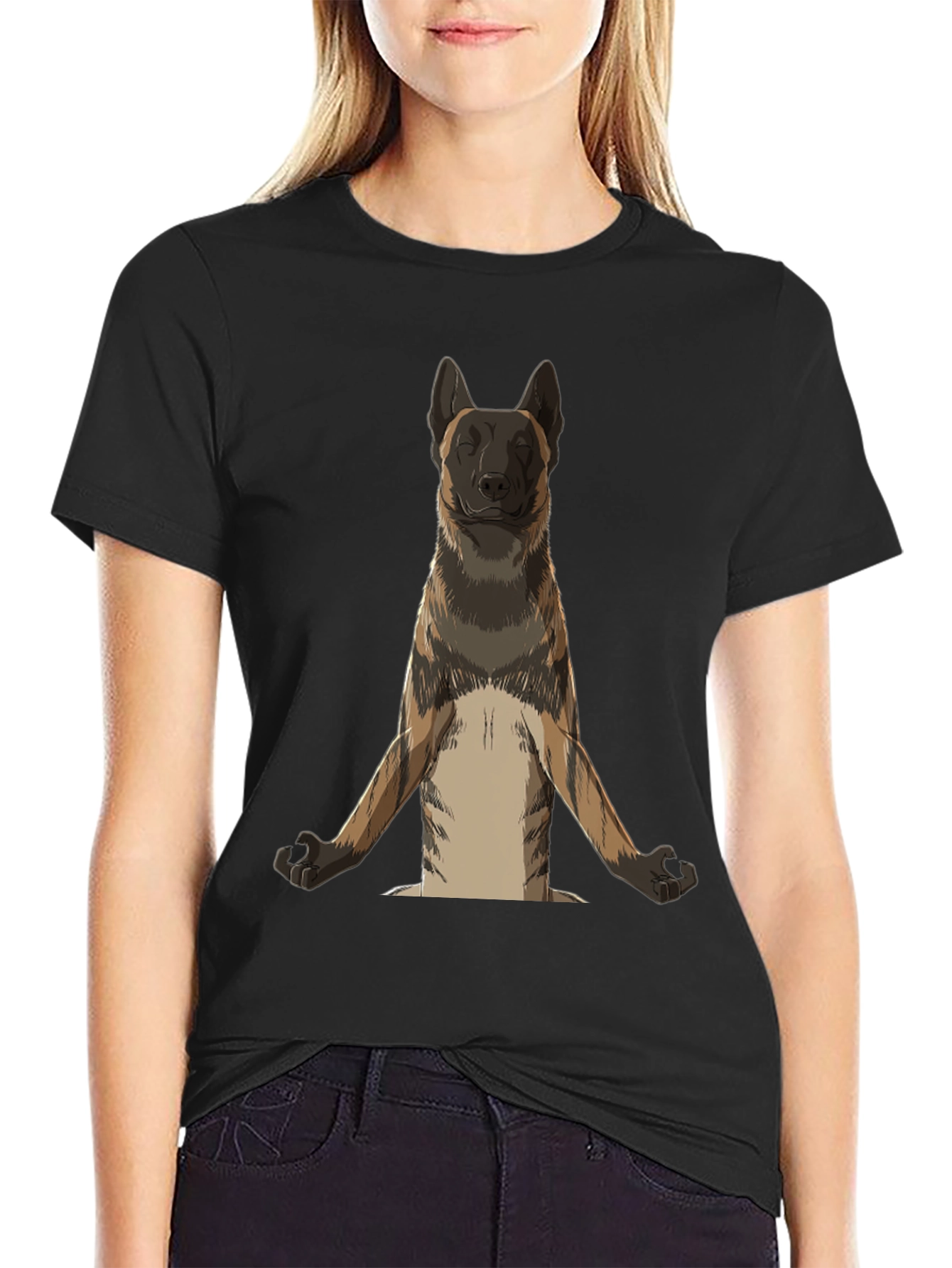 Yoga Dog Graphic Tee