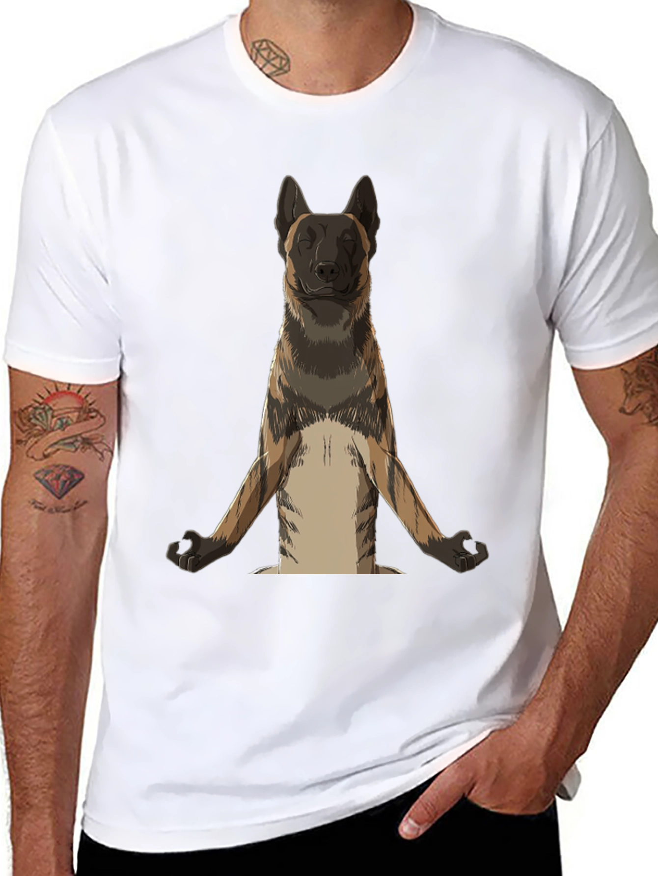 Yoga Dog Graphic Tee