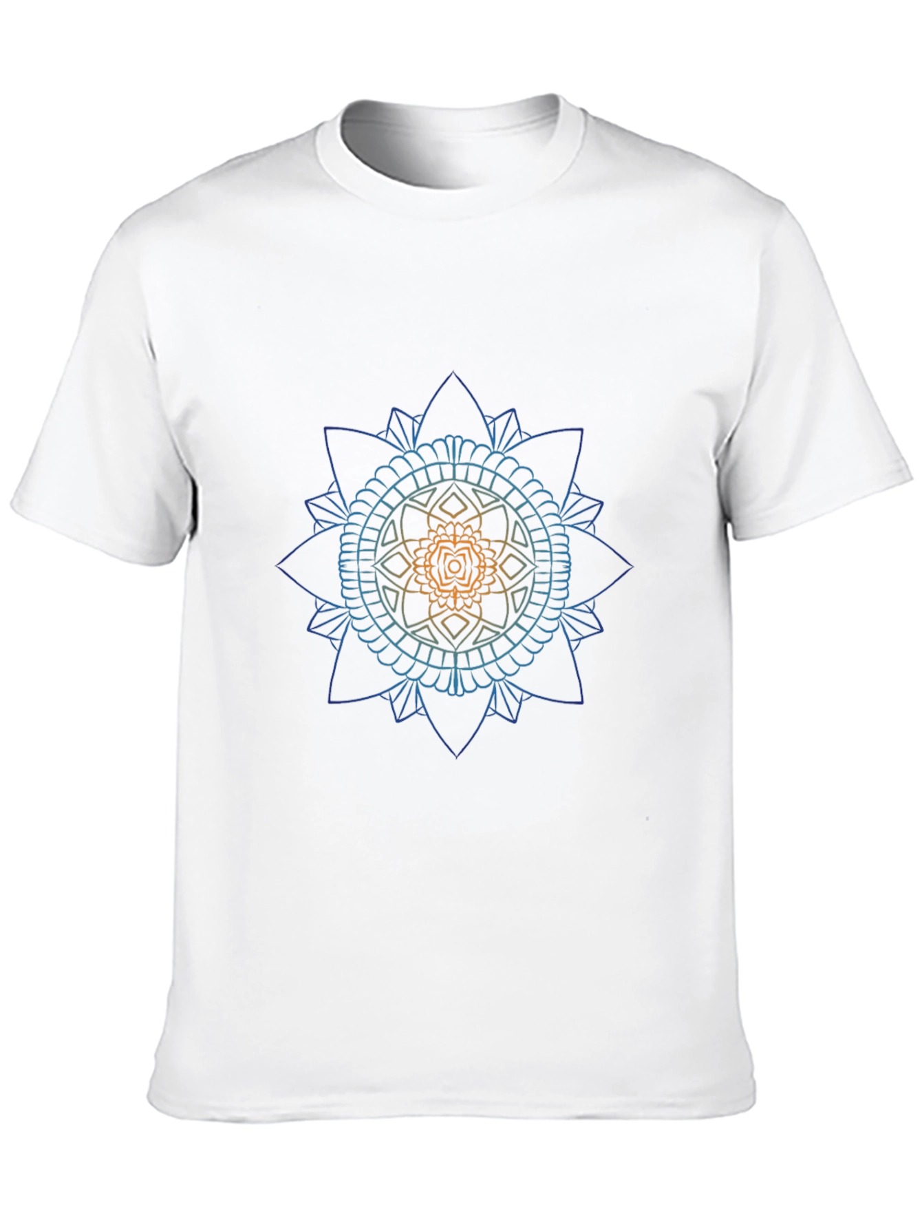 Mandala Graphic Print Tee - Black