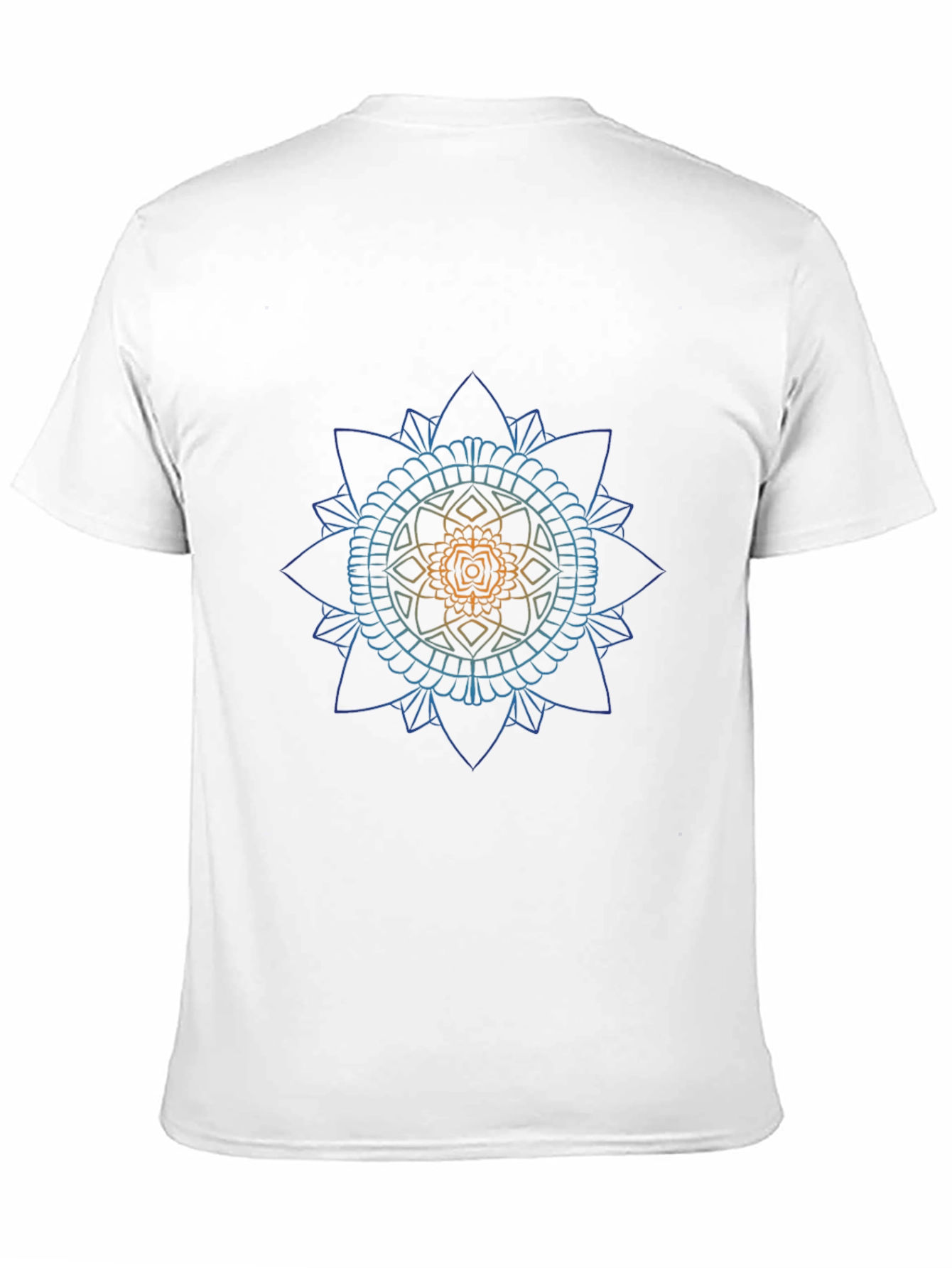 Mandala Graphic Print Tee - Black