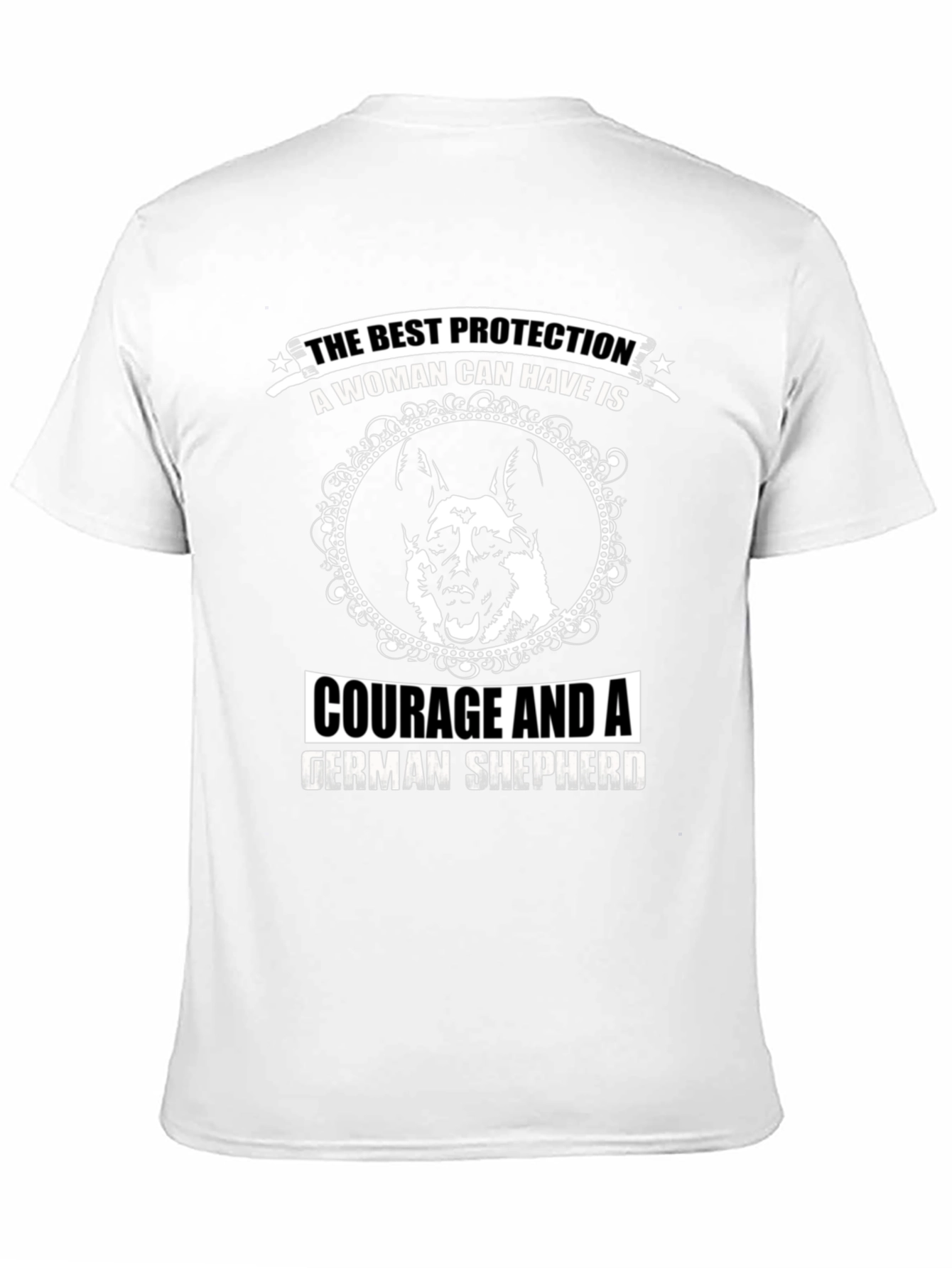 Womans Best Protection German Shepherd T-Shirt
