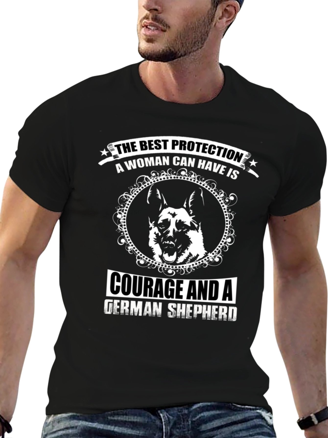 Womans Best Protection German Shepherd T-Shirt