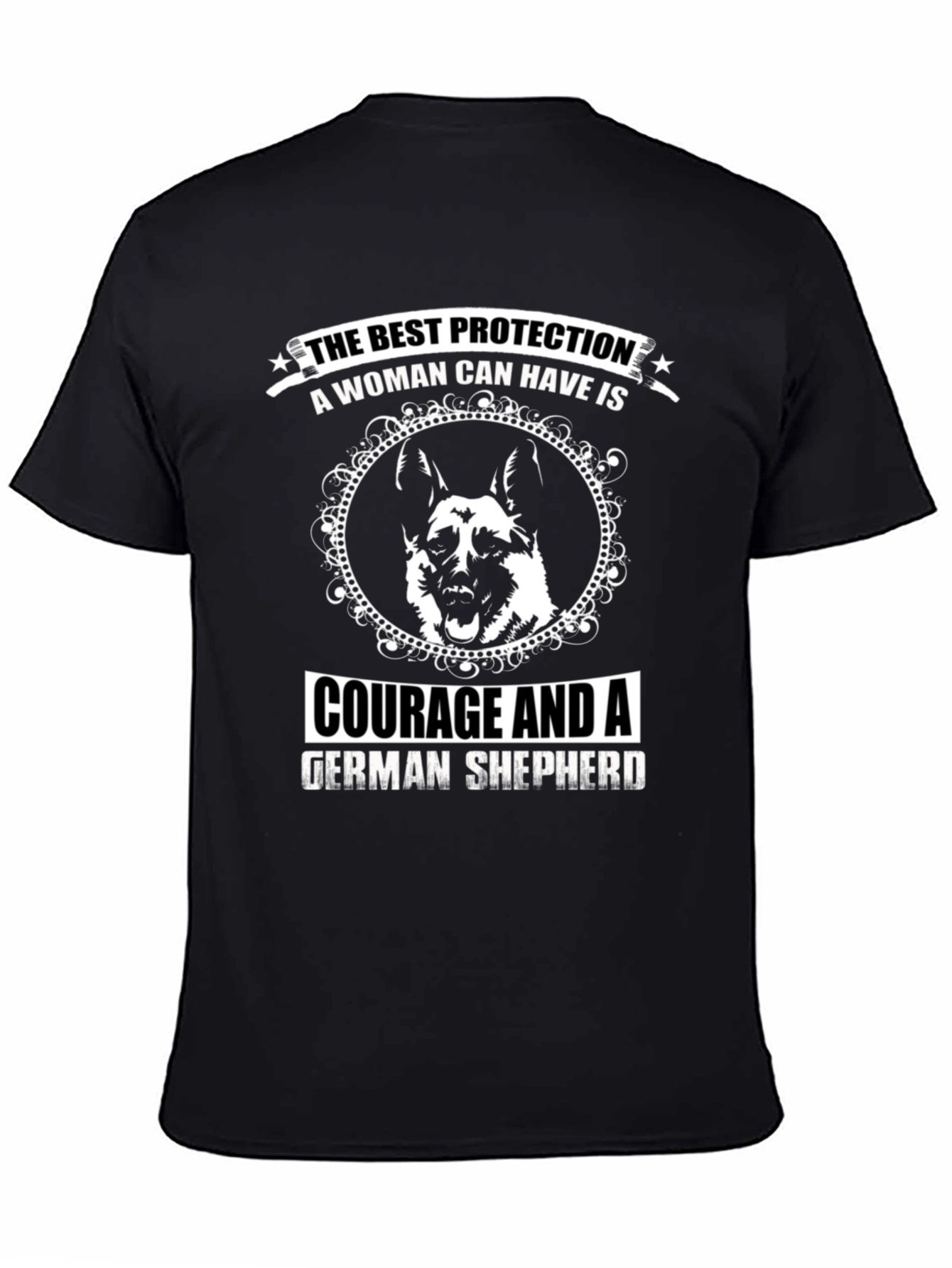 Womans Best Protection German Shepherd T-Shirt