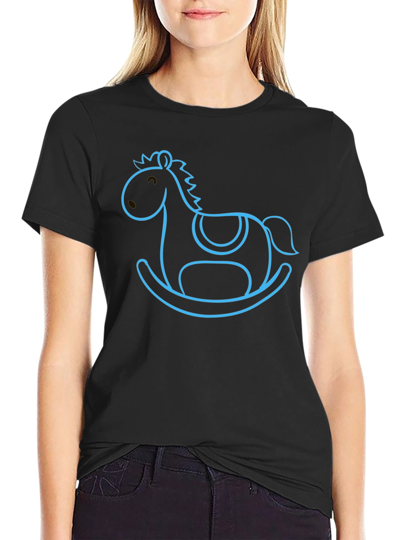 Rocking Horse Graphic Tee - Classic Comfort