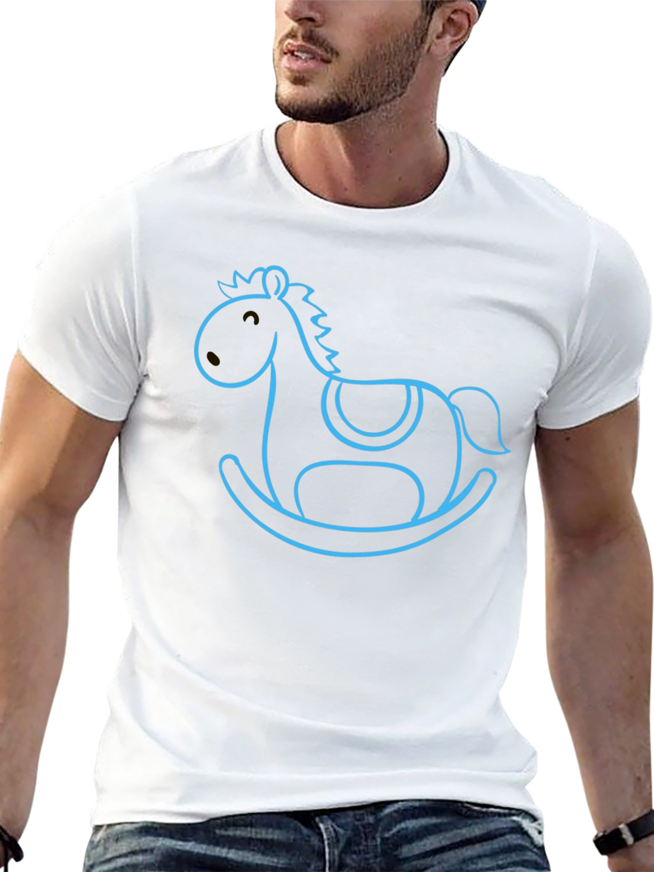 Rocking Horse Graphic Tee - Classic Comfort