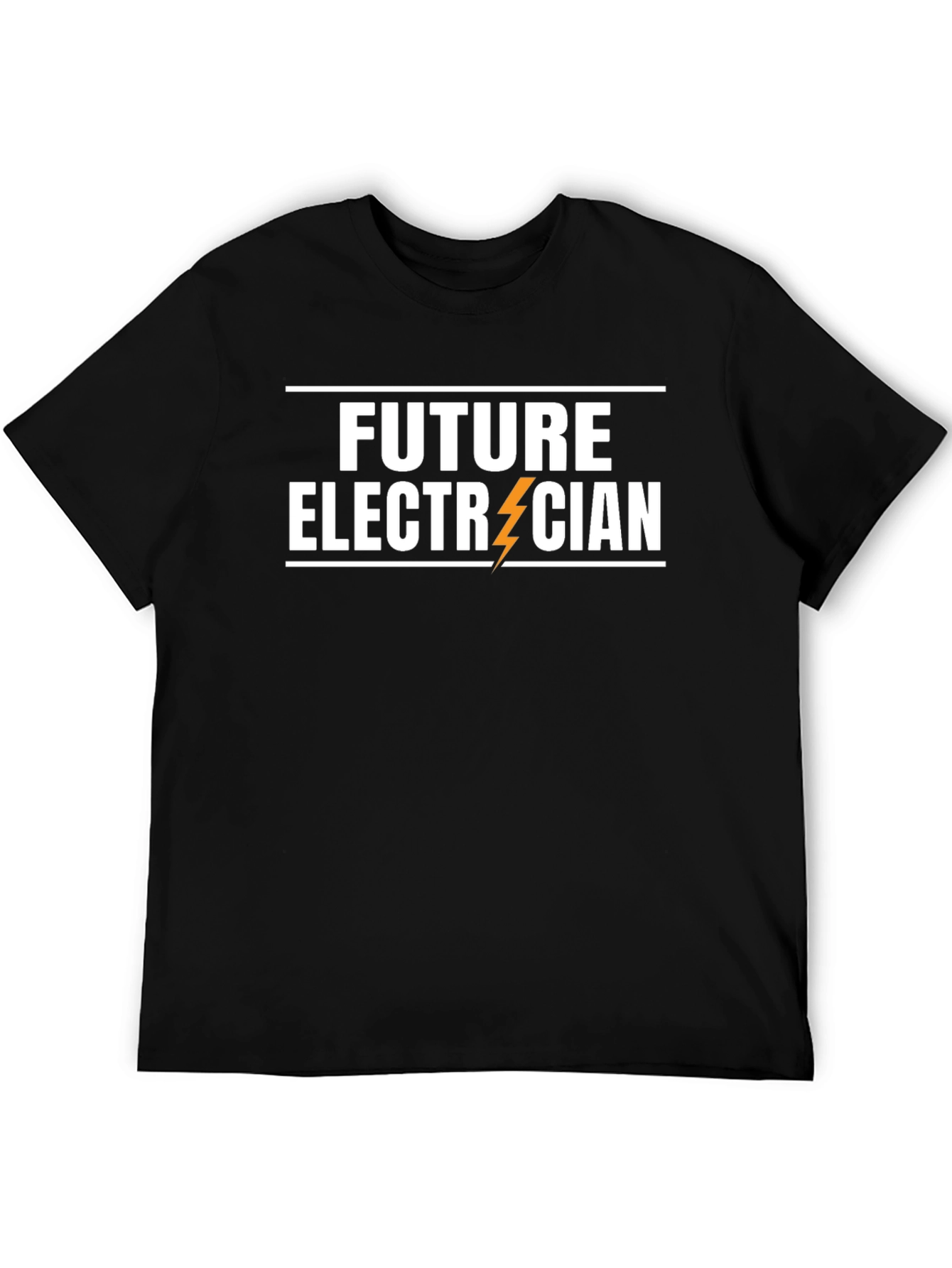 Future Electrician T-Shirt - Black Cotton Tee