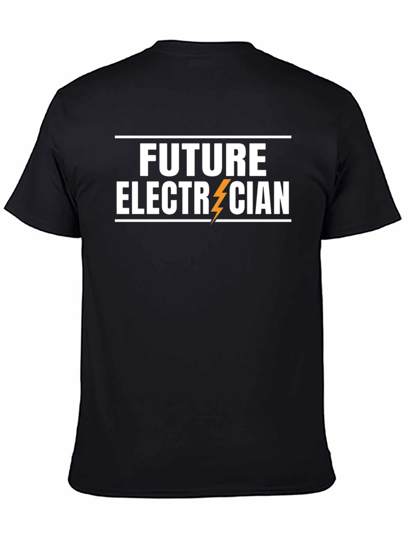 Future Electrician T-Shirt - Black Cotton Tee