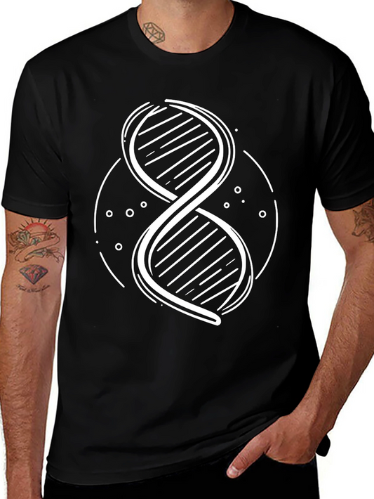 DNA Graphic Tee - Modern Science T-Shirt