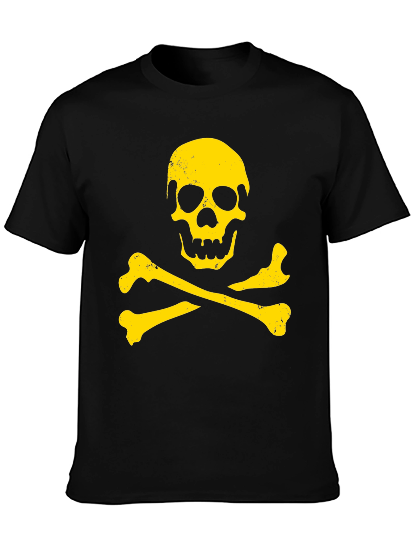 Skull & Crossbones Graphic T-Shirt - Black