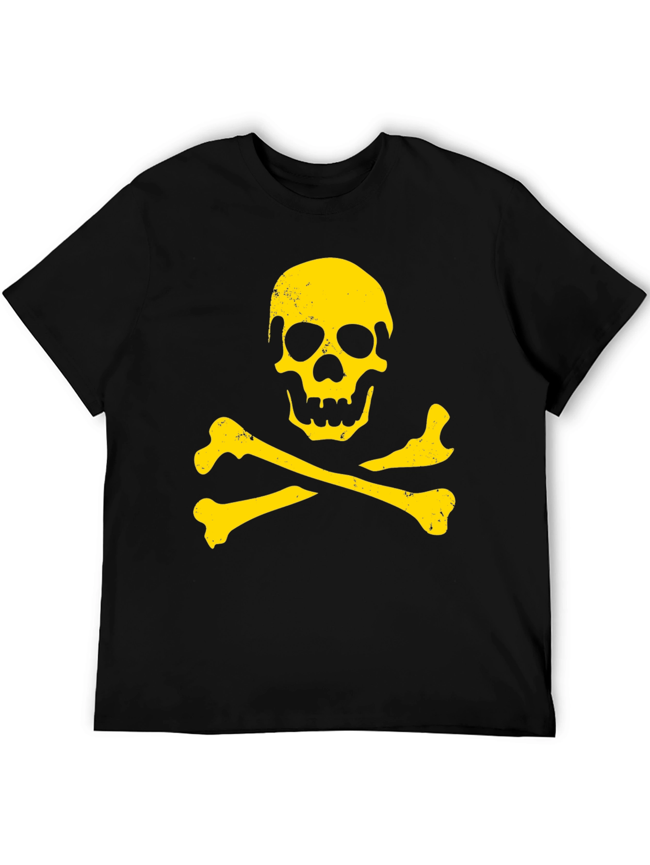 Skull & Crossbones Graphic T-Shirt - Black