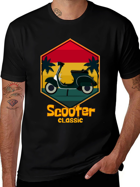 Retro Scooter Classic T-Shirt - Vintage Design