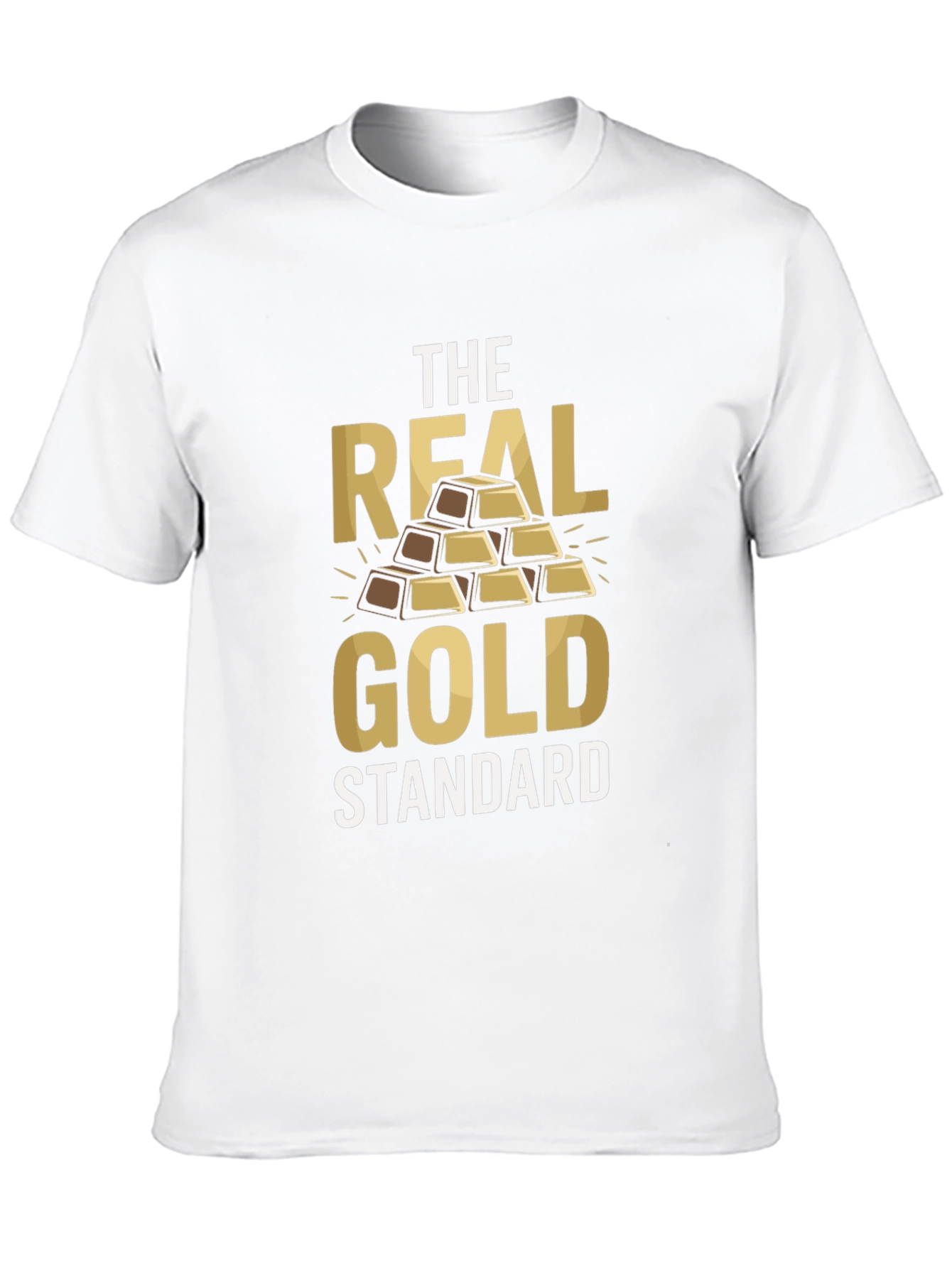 The Real Gold Standard Mens Black T-Shirt