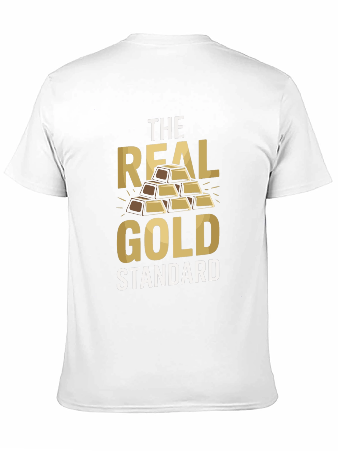 The Real Gold Standard Mens Black T-Shirt