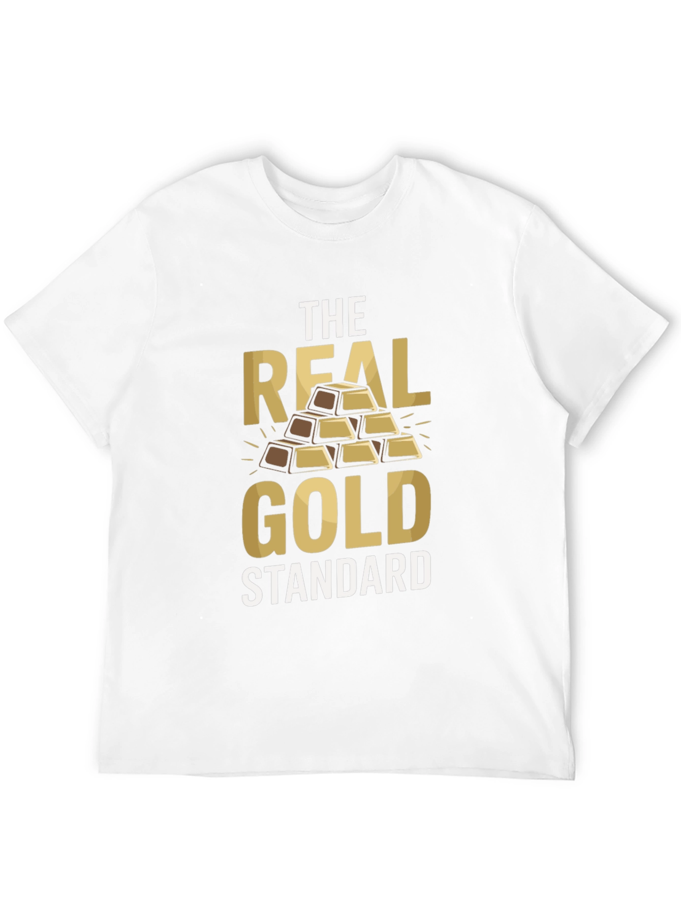 The Real Gold Standard Mens Black T-Shirt