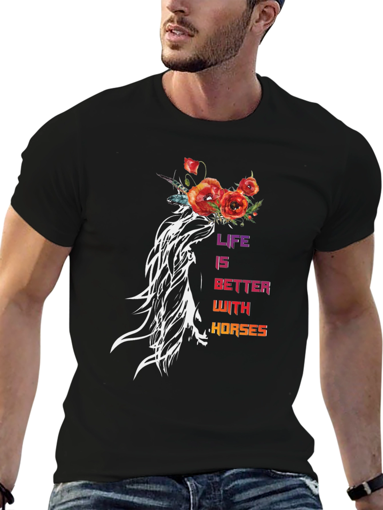 Life is Better With Horses T-Shirt
