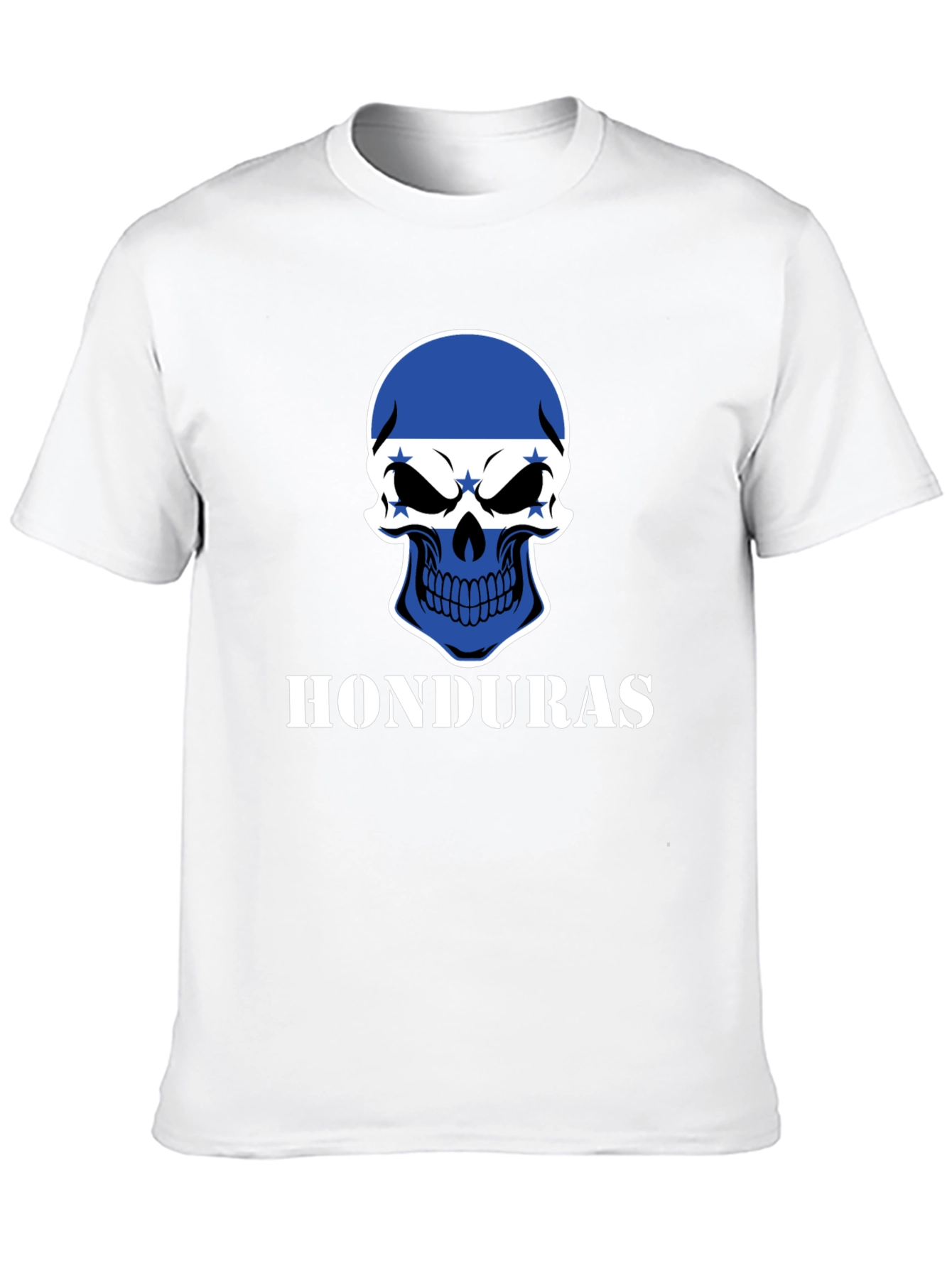 Honduras Skull T-Shirt - Graphic Print Tee