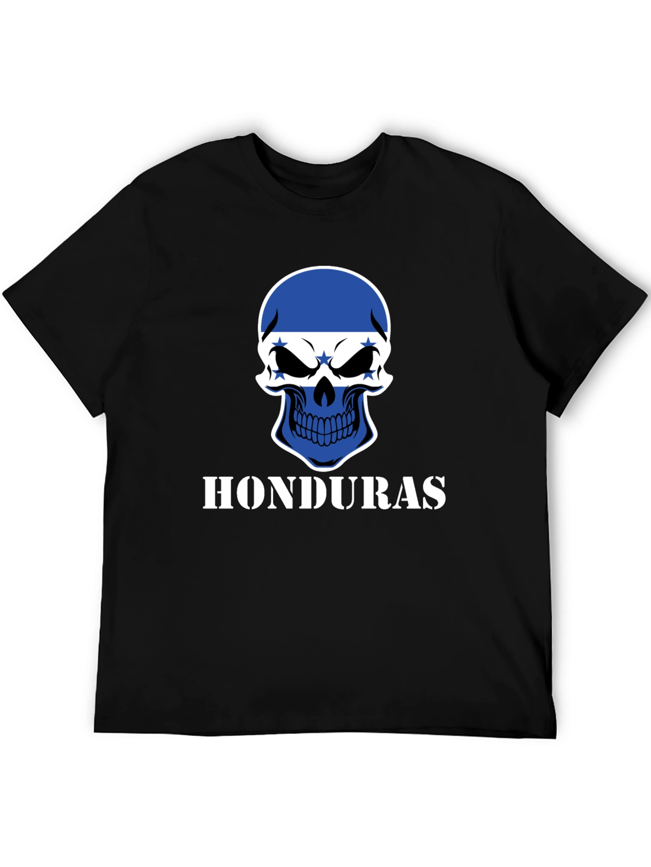 Honduras Skull T-Shirt - Graphic Print Tee