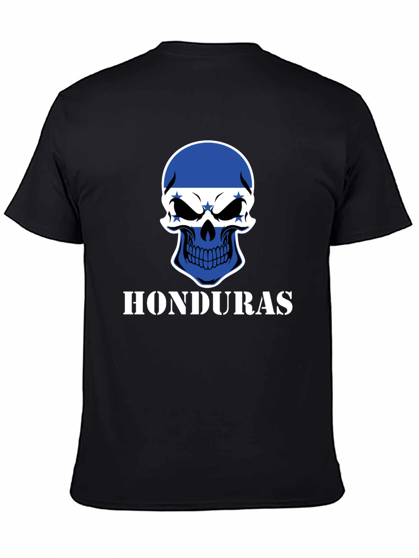 Honduras Skull T-Shirt - Graphic Print Tee