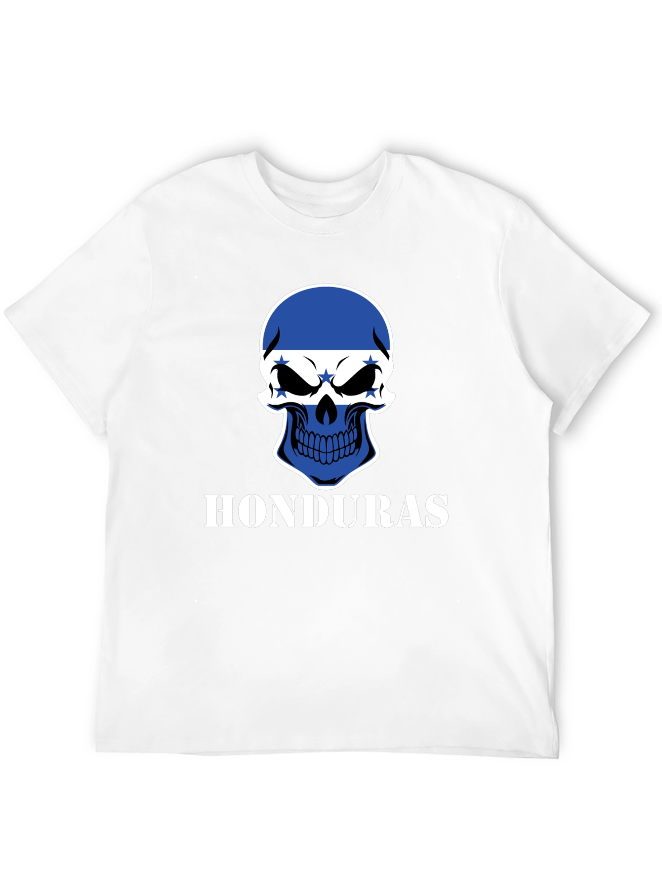Honduras Skull T-Shirt - Graphic Print Tee