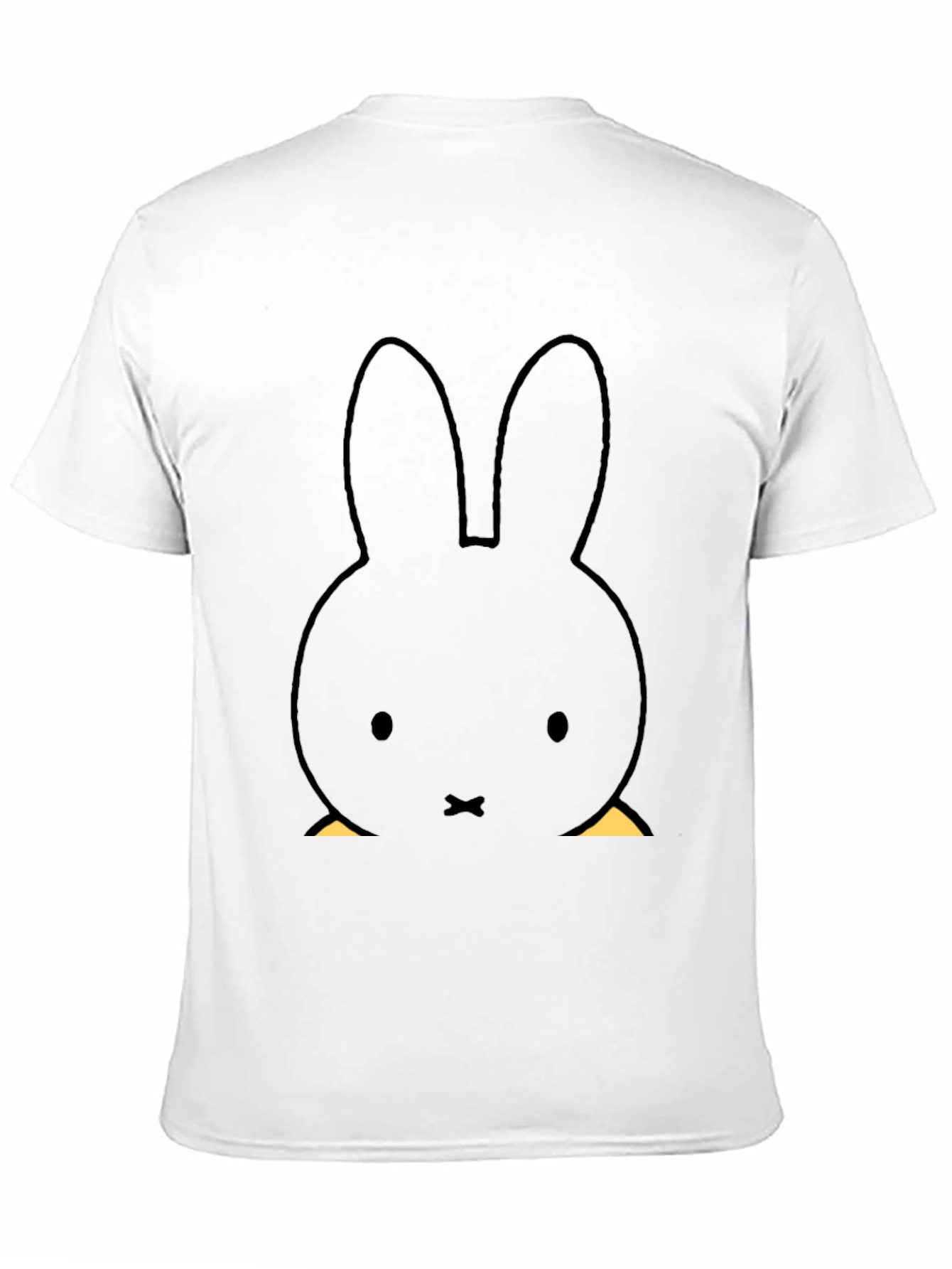 Miffy Bunny Graphic Tee - Unisex Black T-Shirt