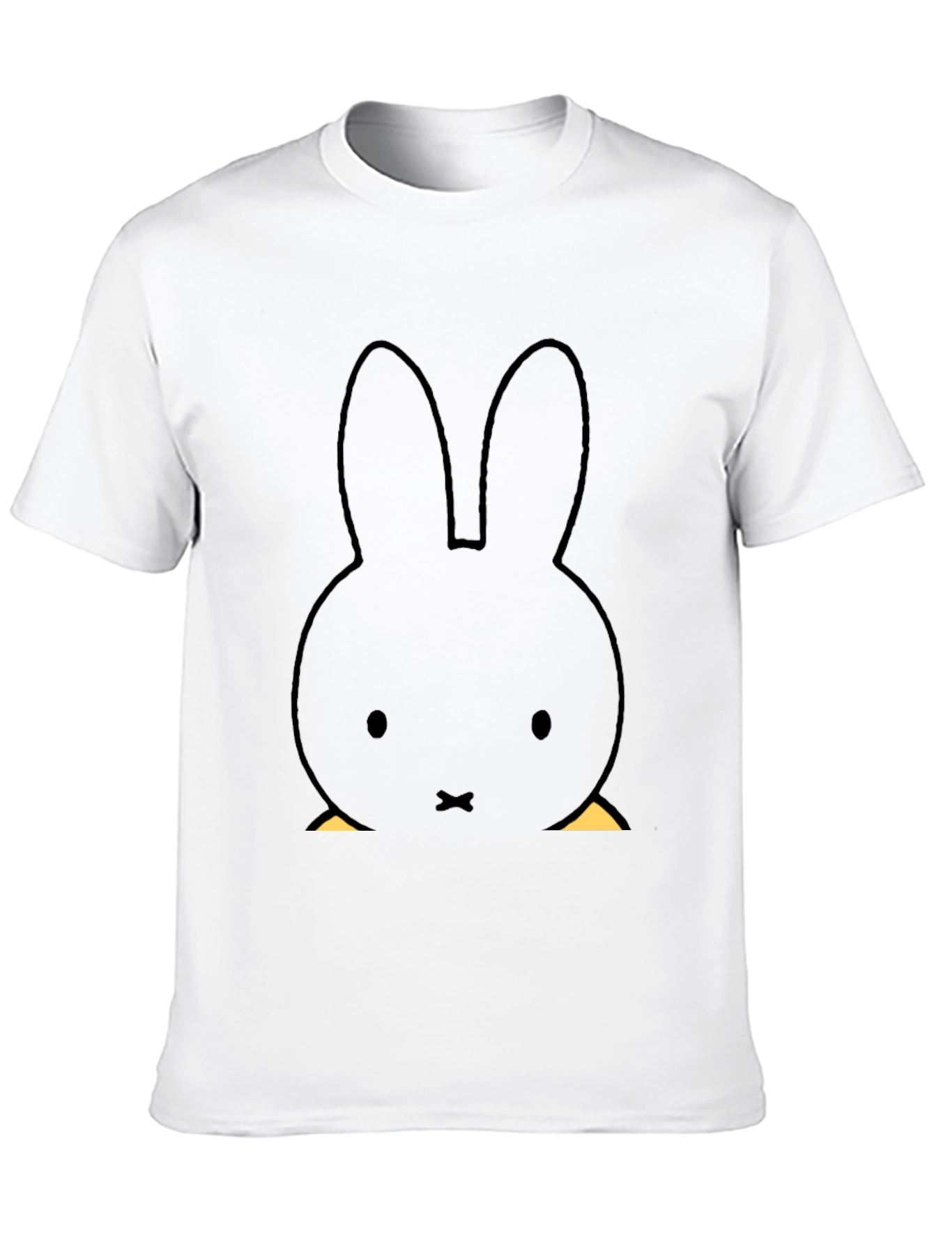 Miffy Bunny Graphic Tee - Unisex Black T-Shirt