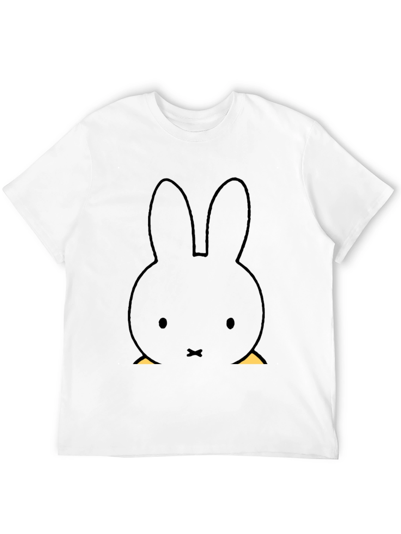 Miffy Bunny Graphic Tee - Unisex Black T-Shirt